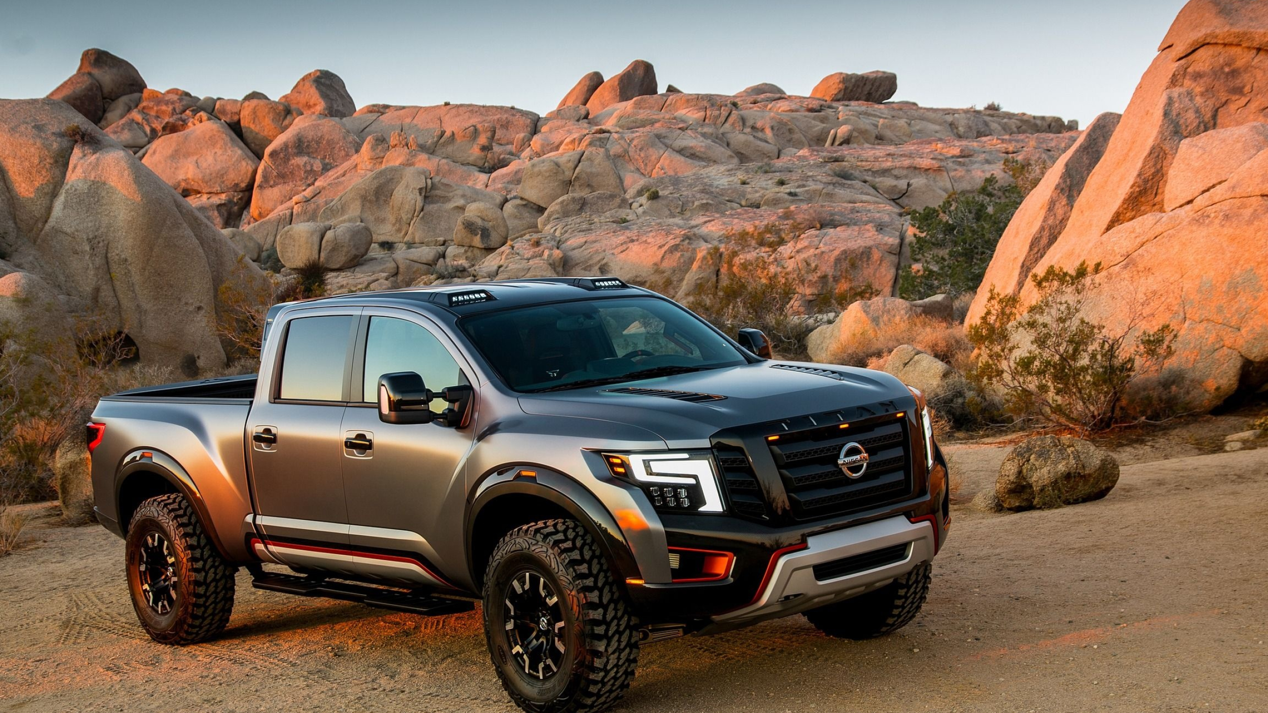 Pickup 4-doors, Nissan Titan Wallpaper, 2560x1440 HD Desktop