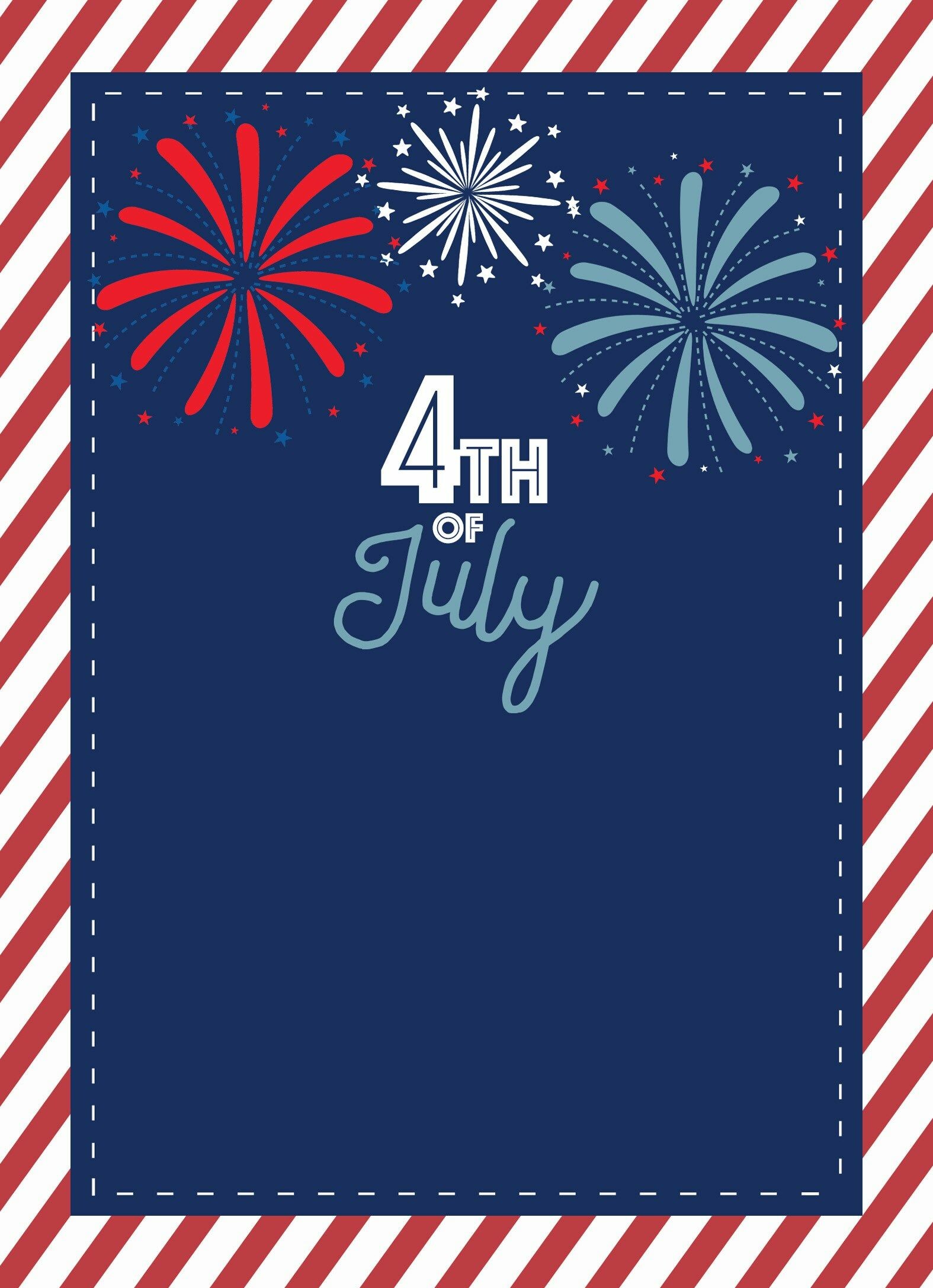 4th of July, Invitation wallpapers, Festive, Summer party, 1580x2180 HD Phone