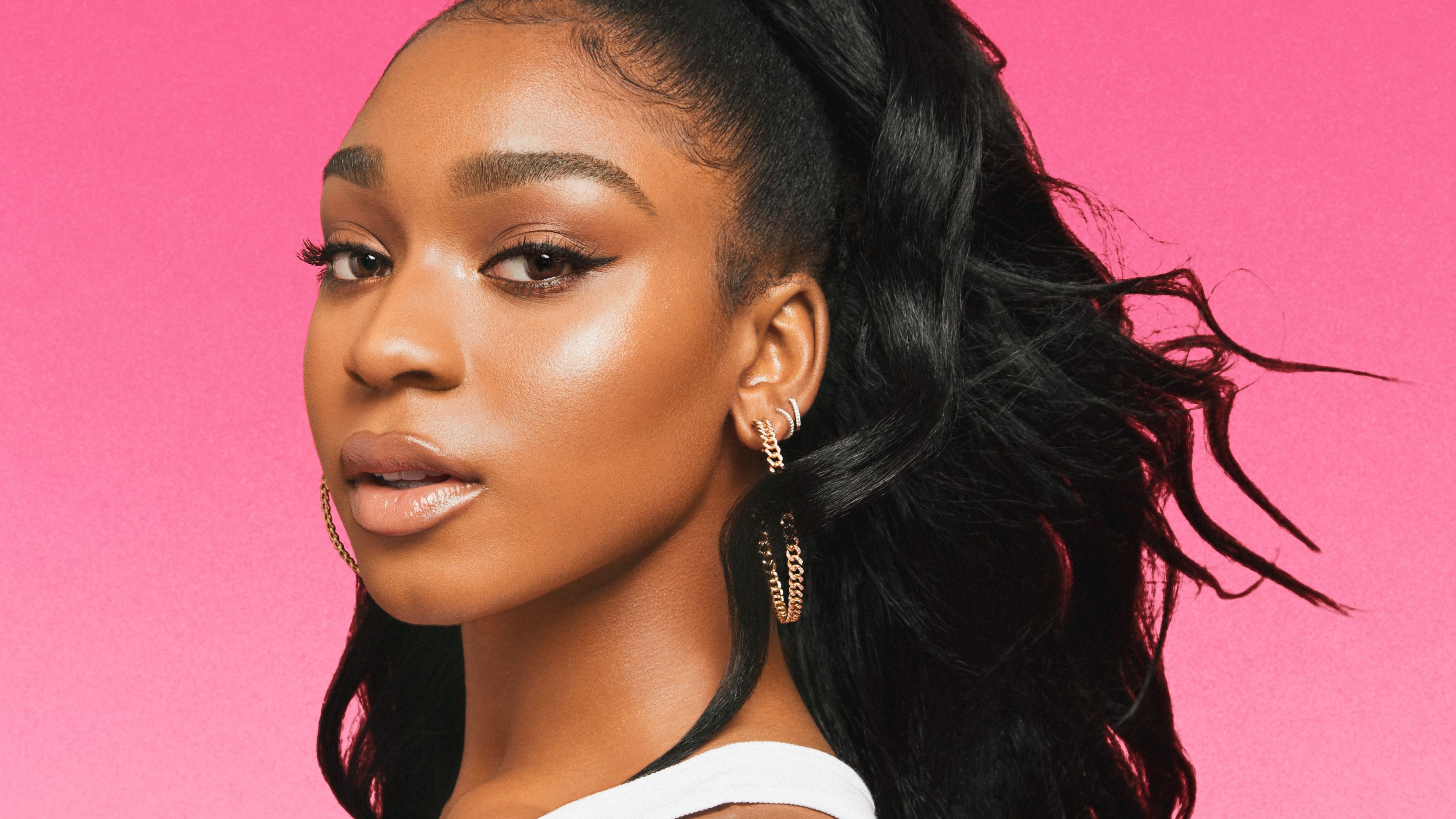 Normani, High-definition wallpaper, Artistic representation, Visual appeal, 3570x2010 HD Desktop