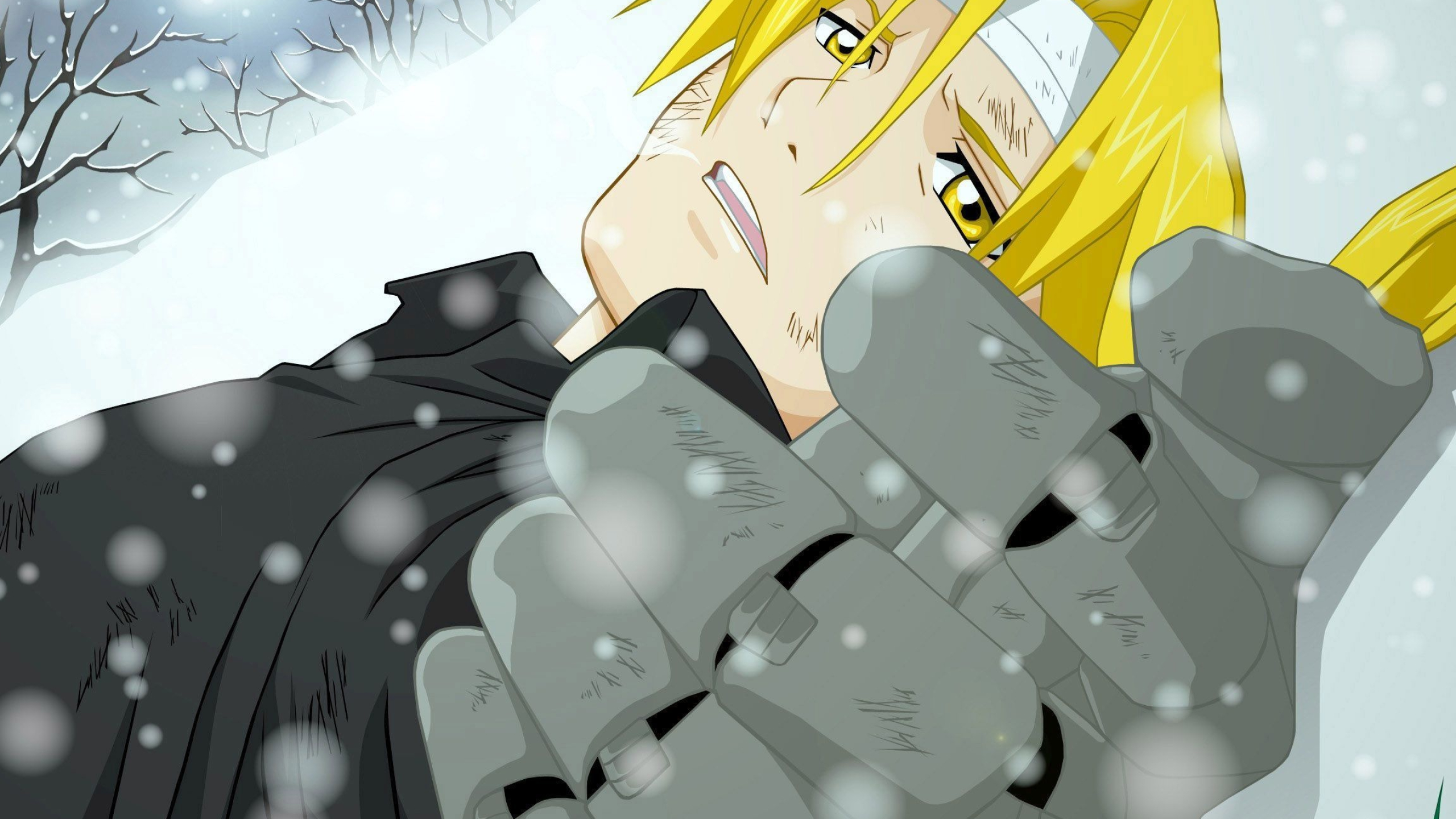 Edward Elric, Fullmetal Alchemist, Anime wallpaper, Adventure masterpiece, 2560x1440 HD Desktop