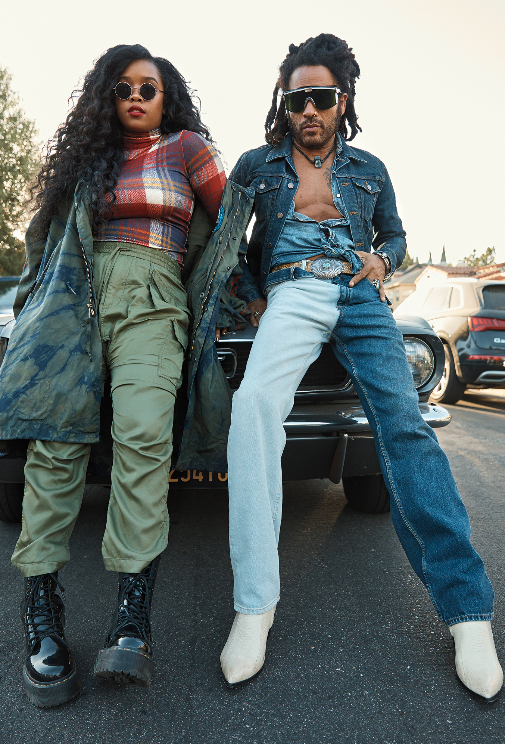 Musicians on musicians, Lenny Kravitz and H. E. R, Rolling Stone interview, Musical influences, 1630x2400 HD Phone