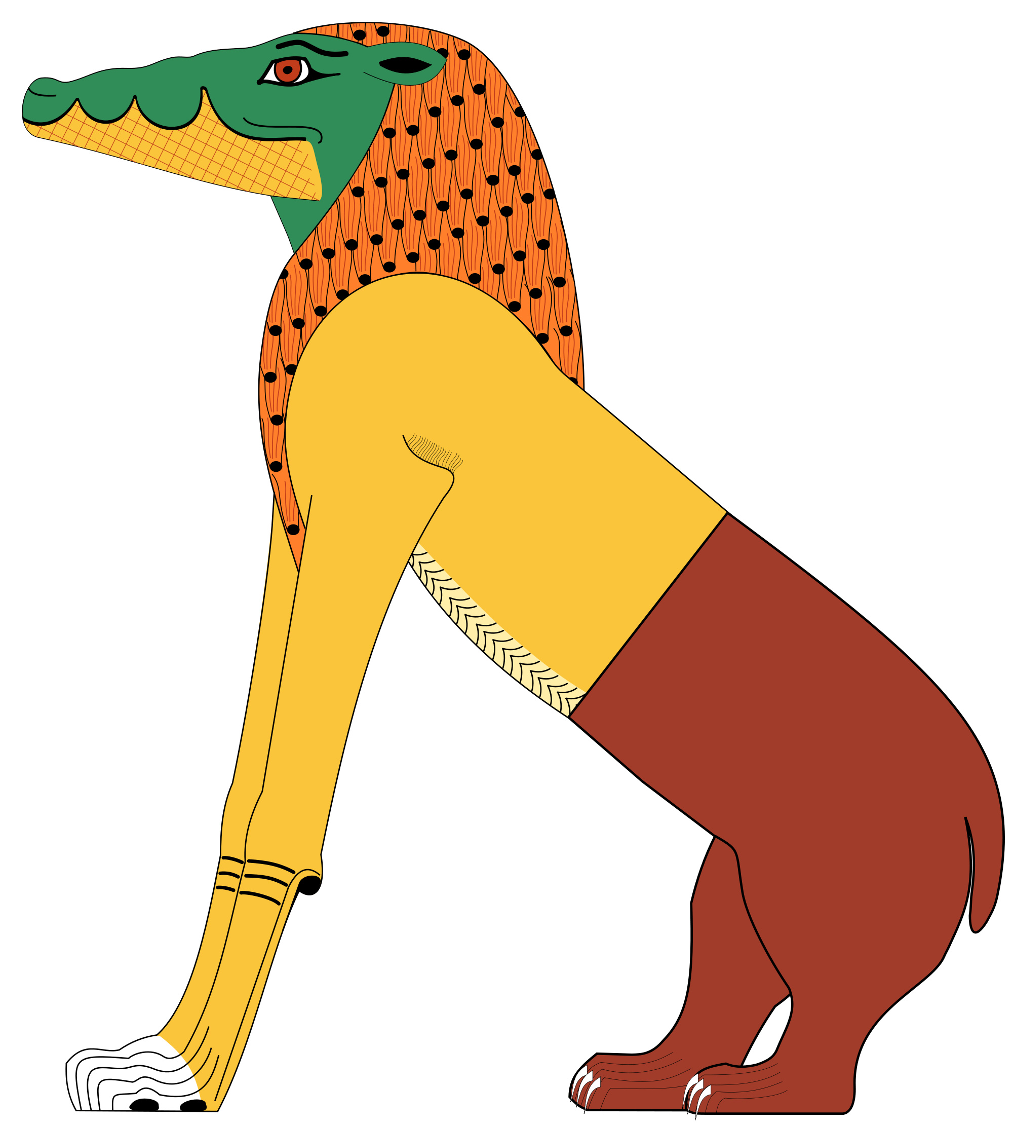 Ammit, Wikipedia, Mythology, Encyclopedia, 2000x2230 HD Phone