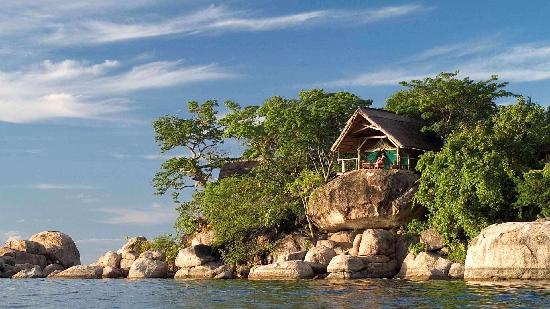 Lake Malawi, Mumbo Island Camp, Pinto Africa, 1920x1080 Full HD Desktop