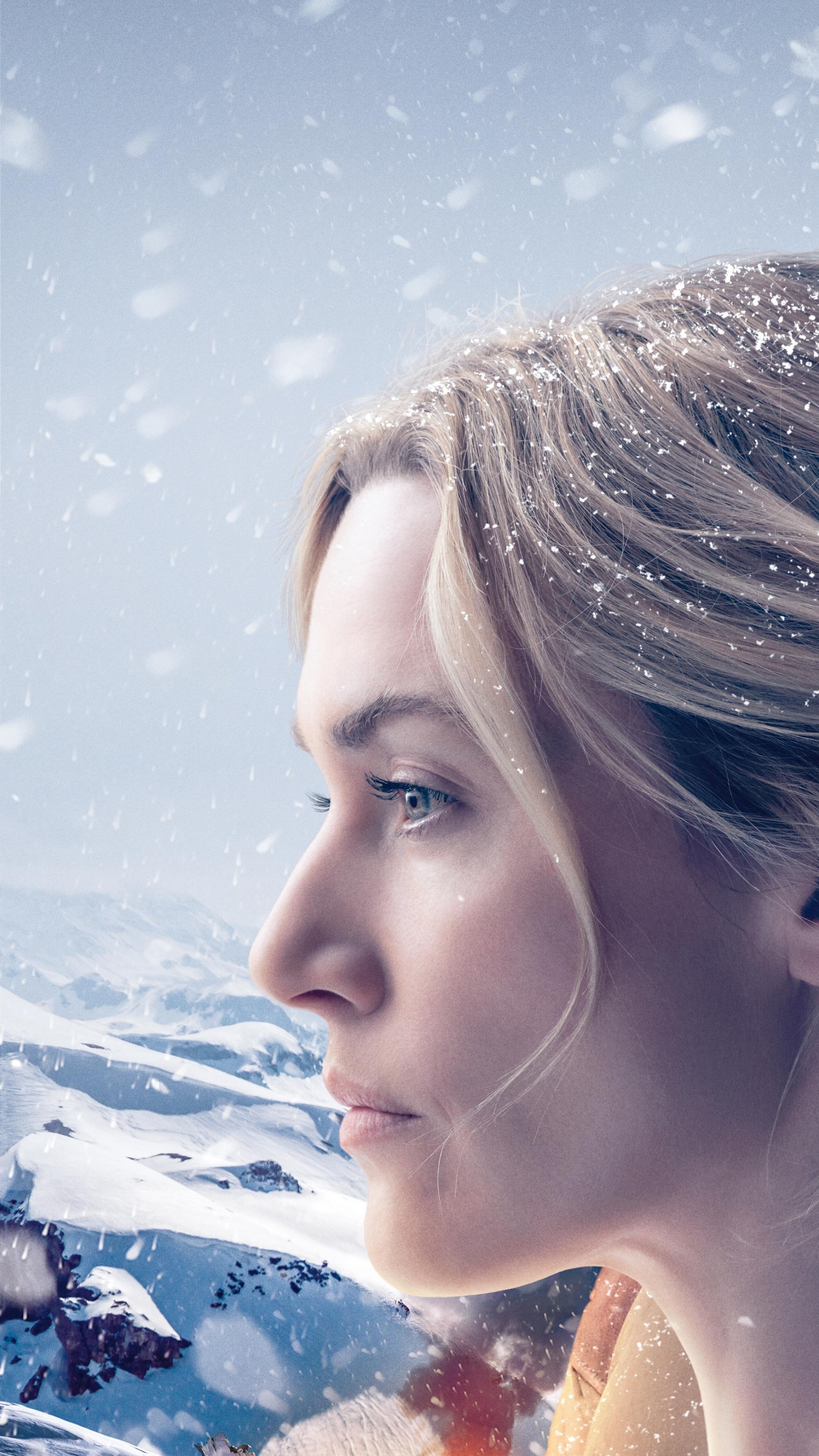 The Mountain Between Us, Kate Winslet Wallpaper, 2160x3840 4K Phone