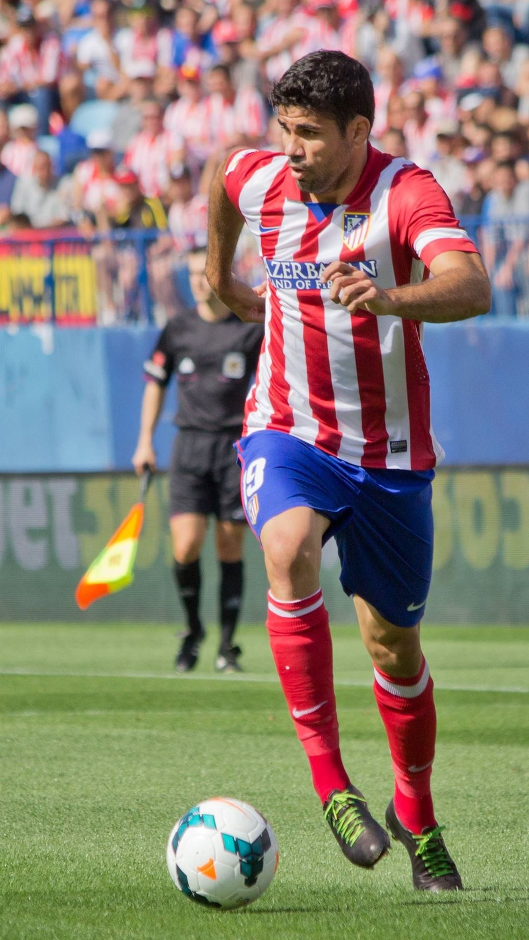 Diego Costa, Atletico Madrid, iPhone wallpapers, Free download, 1080x1920 Full HD Phone