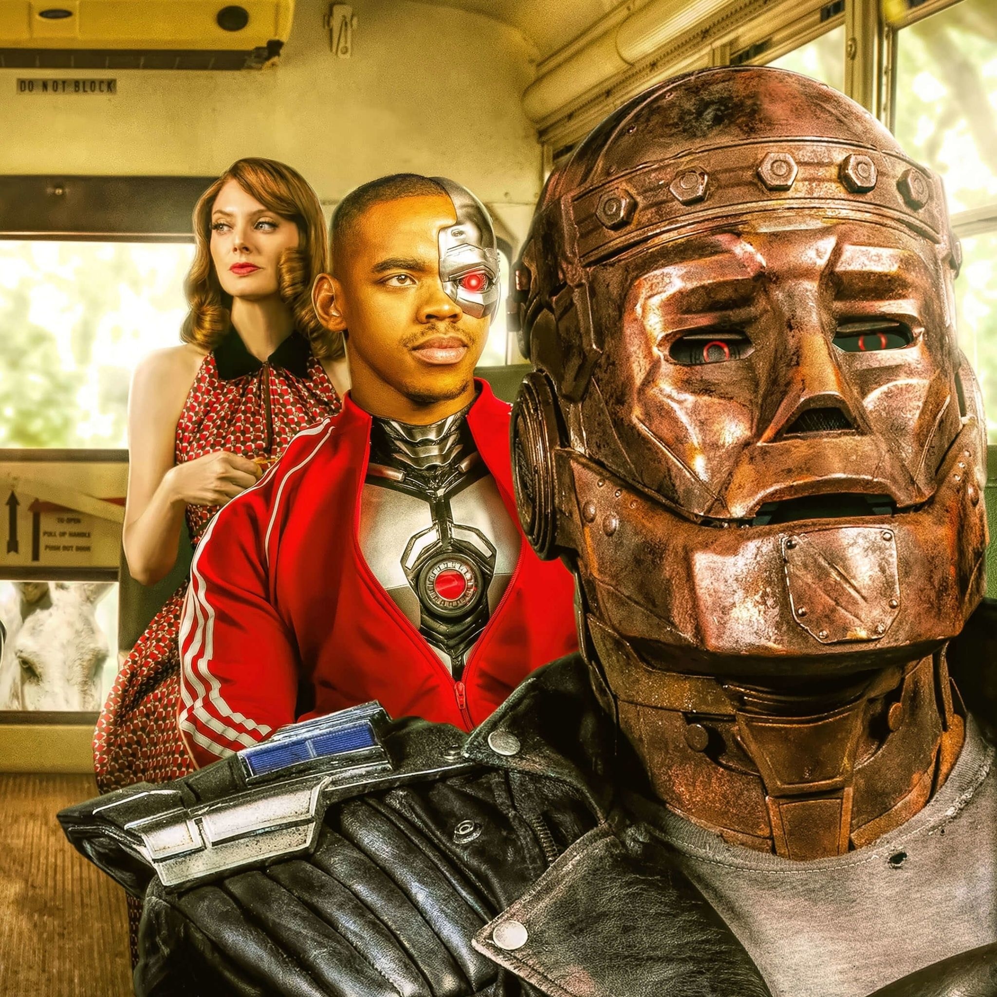 Doom Patrol, Emotional journey, Robotman's struggles, Striking wallpapers, 2050x2050 HD Phone