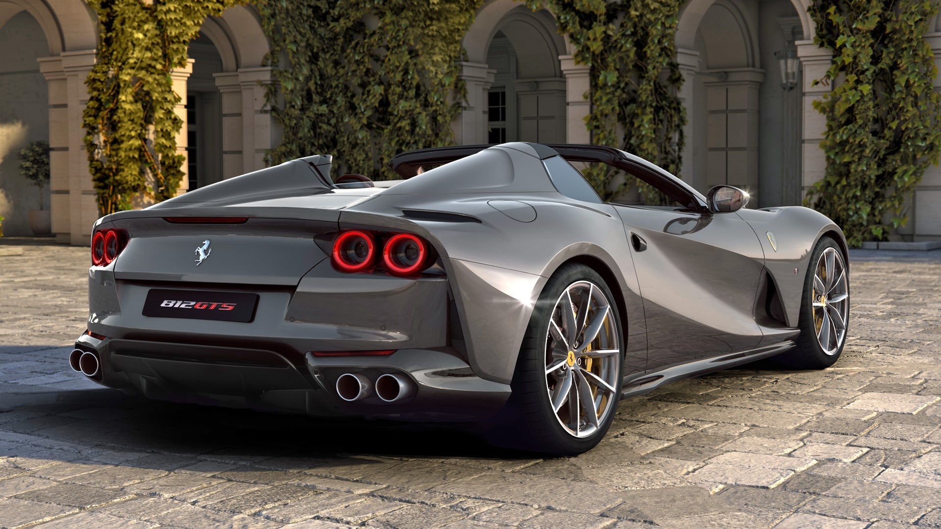 Ferrari 812 GTS, Leistungsstrkstes cabrio, Powerful convertible, World-class speed, 1920x1080 Full HD Desktop