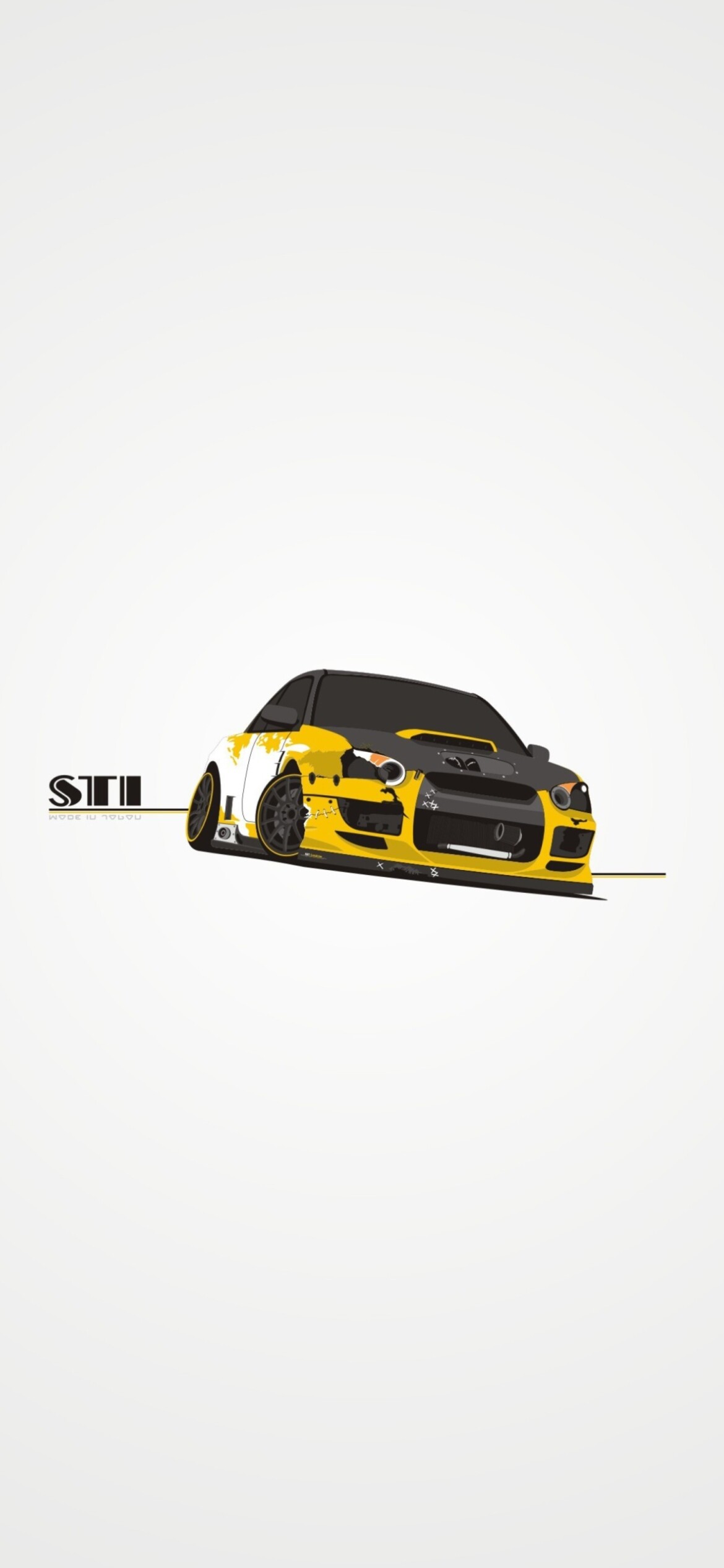 Subaru STI, High-quality wallpaper, iPhone 12 Pro, 1170x2540 HD Phone