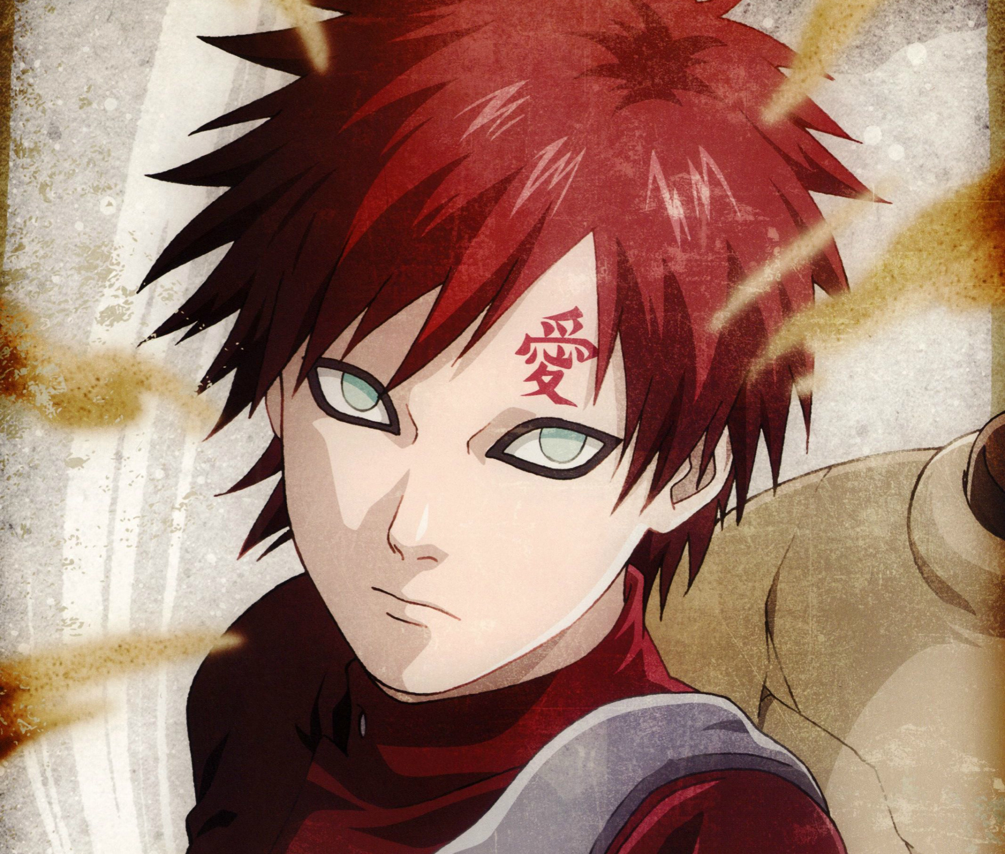 Gaara, Tattoo, Ninja, Naruto Shippuden, 2000x1700 HD Desktop