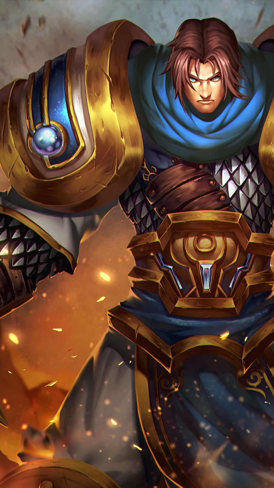 Garen, League of Legends, Gaming, Art, 1080x1920 Full HD Phone