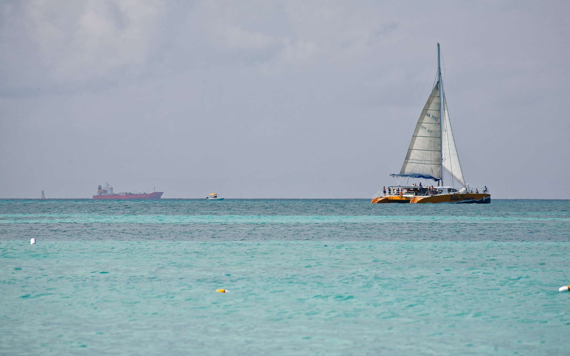 Caribbean featured catamaran, Web background, Zanswers wallpaper, Stunning, 1920x1200 HD Desktop