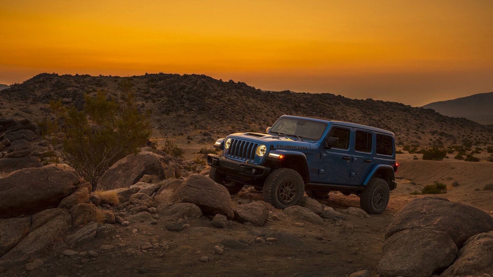 Jeep Wrangler Rubicon 392, High-performance engine, Trail warrior, HD wallpaper, 1920x1080 Full HD Desktop