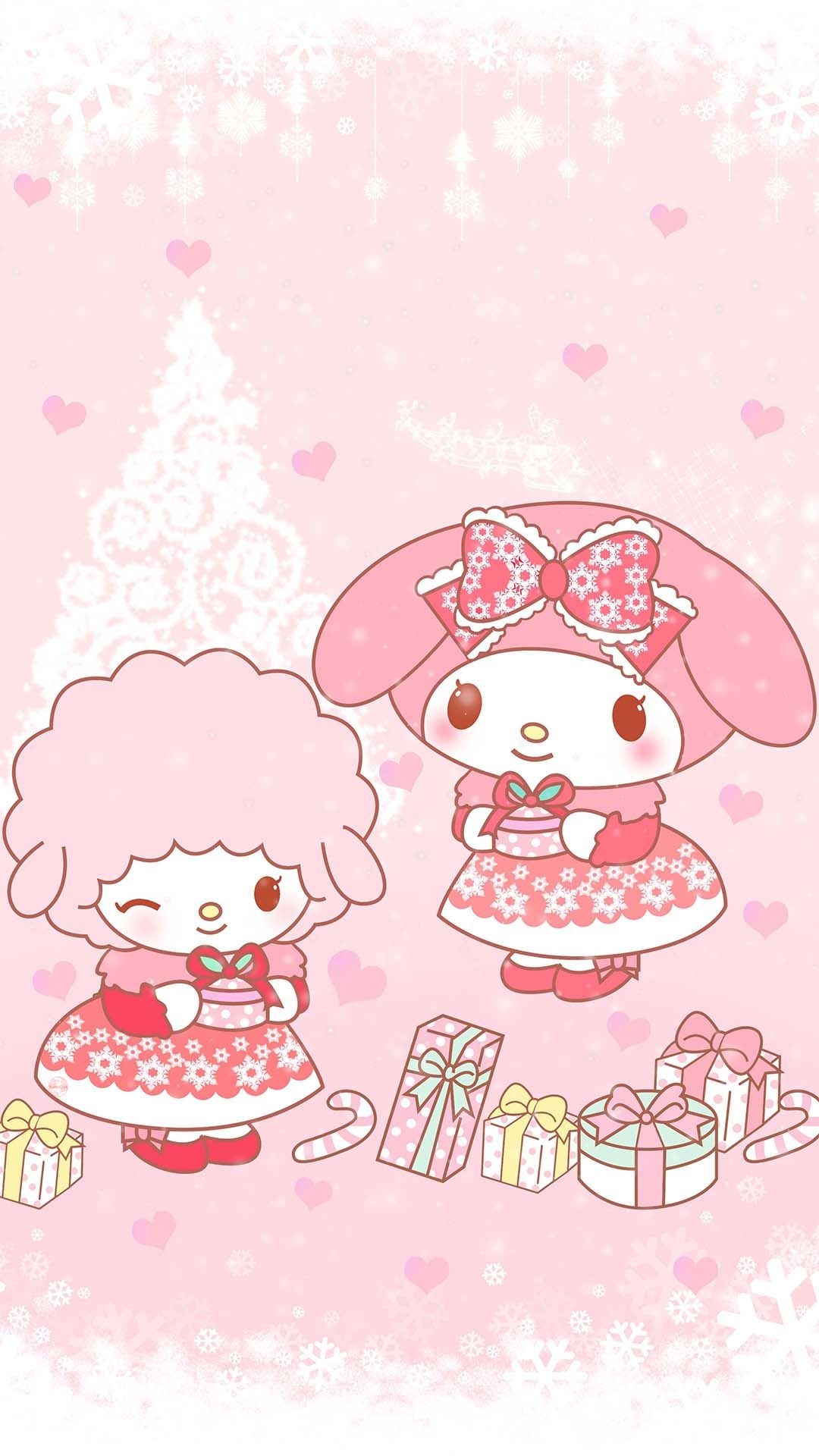 My Melo, Hello Kitty Christmas Wallpaper, 1080x1920 Full HD Phone