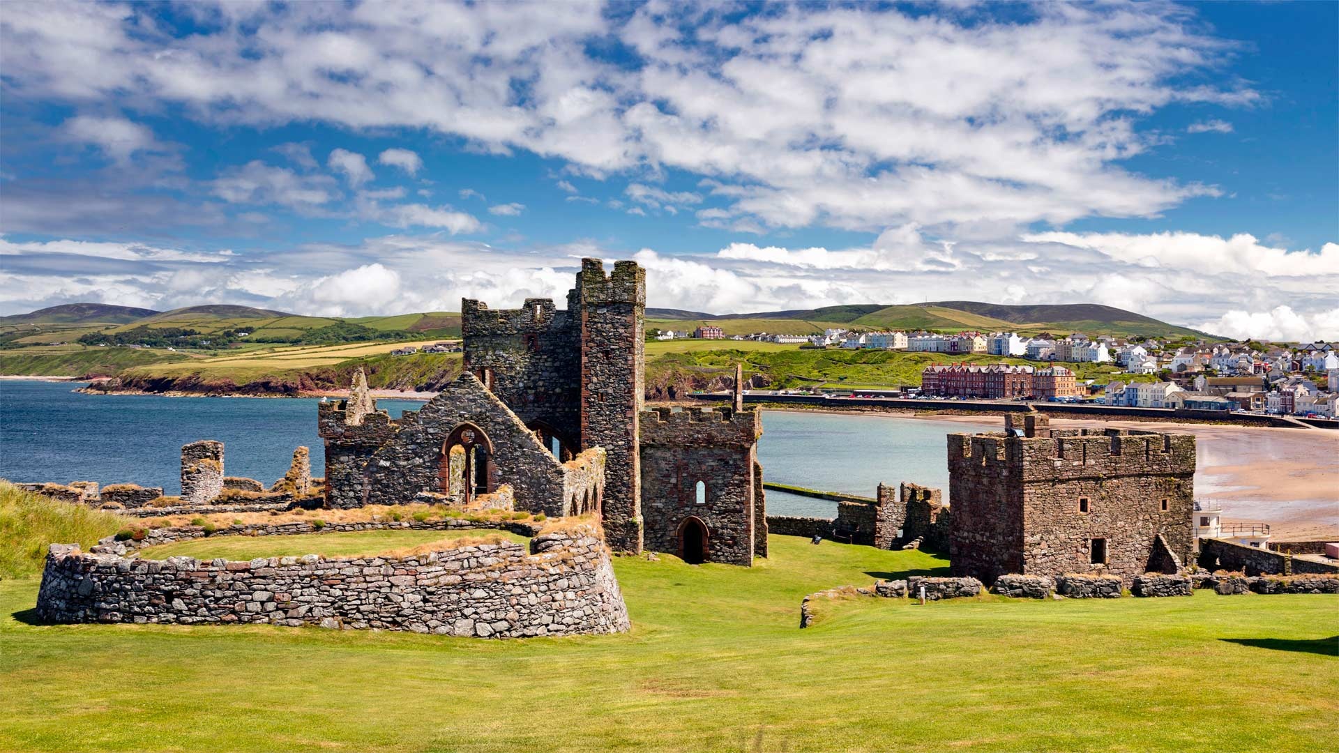 Peel Castle, Isle of Man, Bing gallery, Isle, 1920x1080 Full HD Desktop