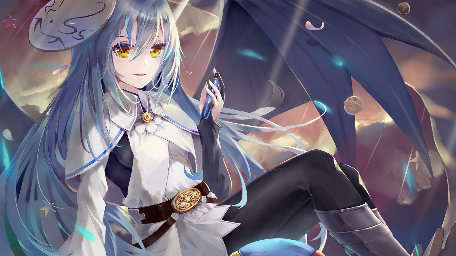 Rimuru Tempest HD wallpaper, Anime character, Fantasy world, Slime protagonist, 1920x1080 Full HD Desktop