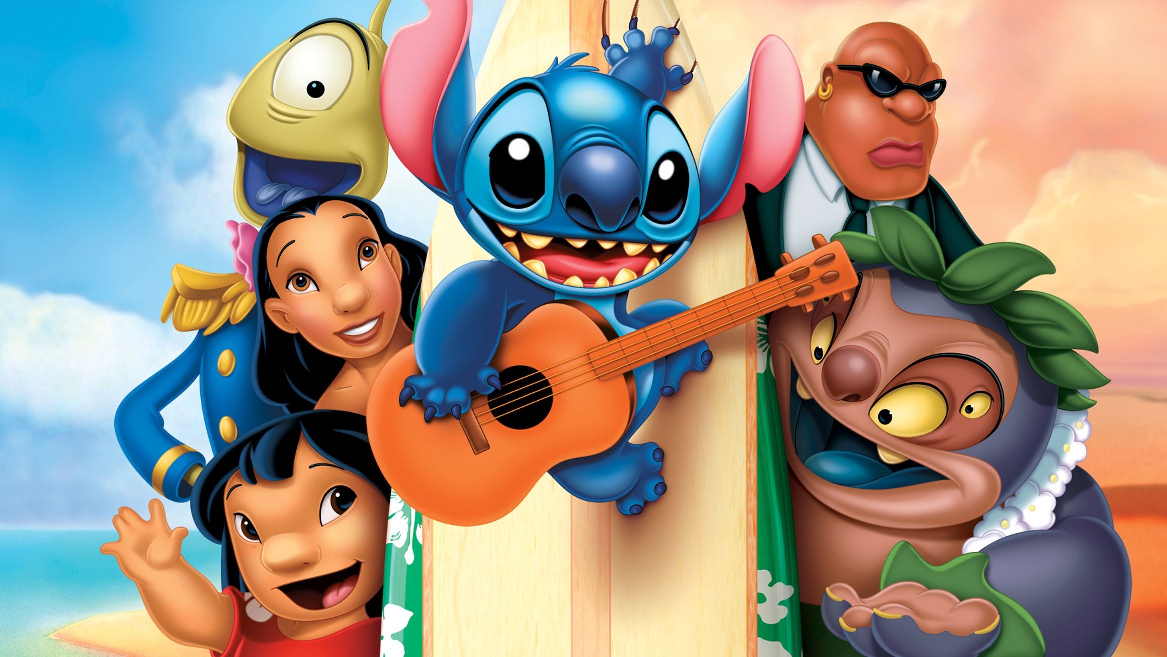 Lilo and Stitch series, Lilo and Stitch, Wallpapers, 2340x1320 HD Desktop