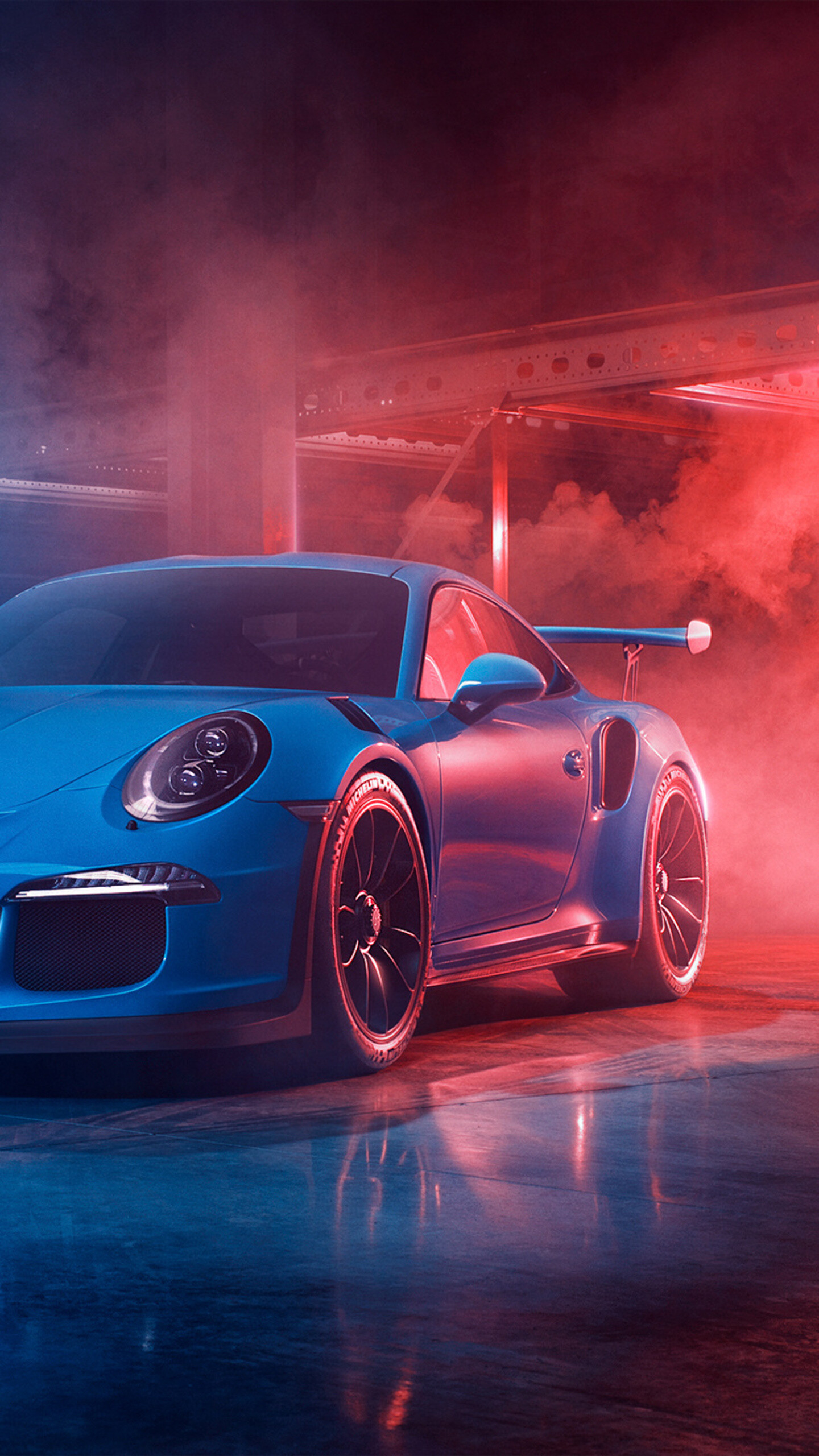 Porsche GT3 RS France, Exotic beauty, High-performance machine, Thrilling speed, 1440x2560 HD Phone