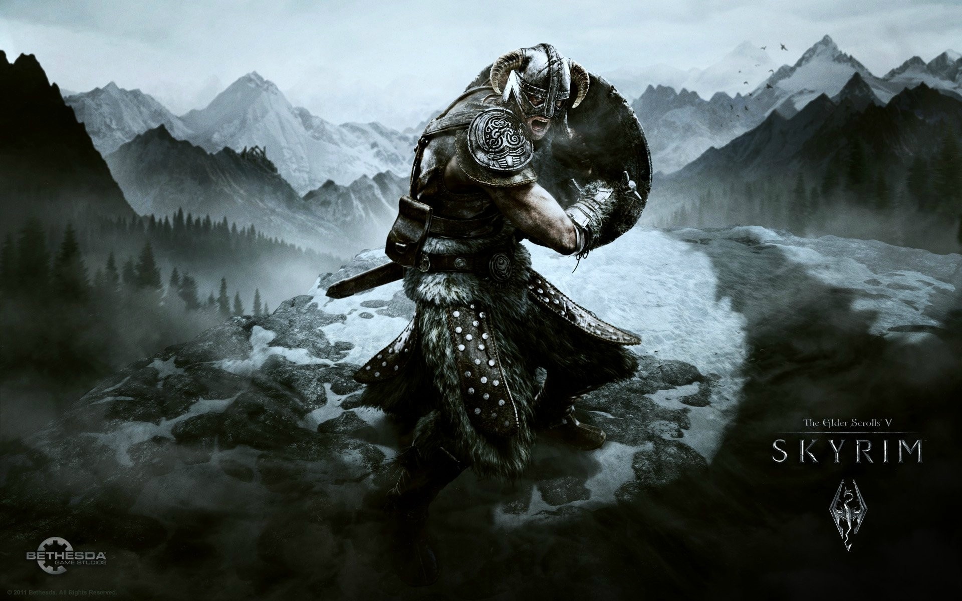 Bethesda gaming, Skyrim wallpaper, Video games blogger, Iconic artwork, 1920x1200 HD Desktop