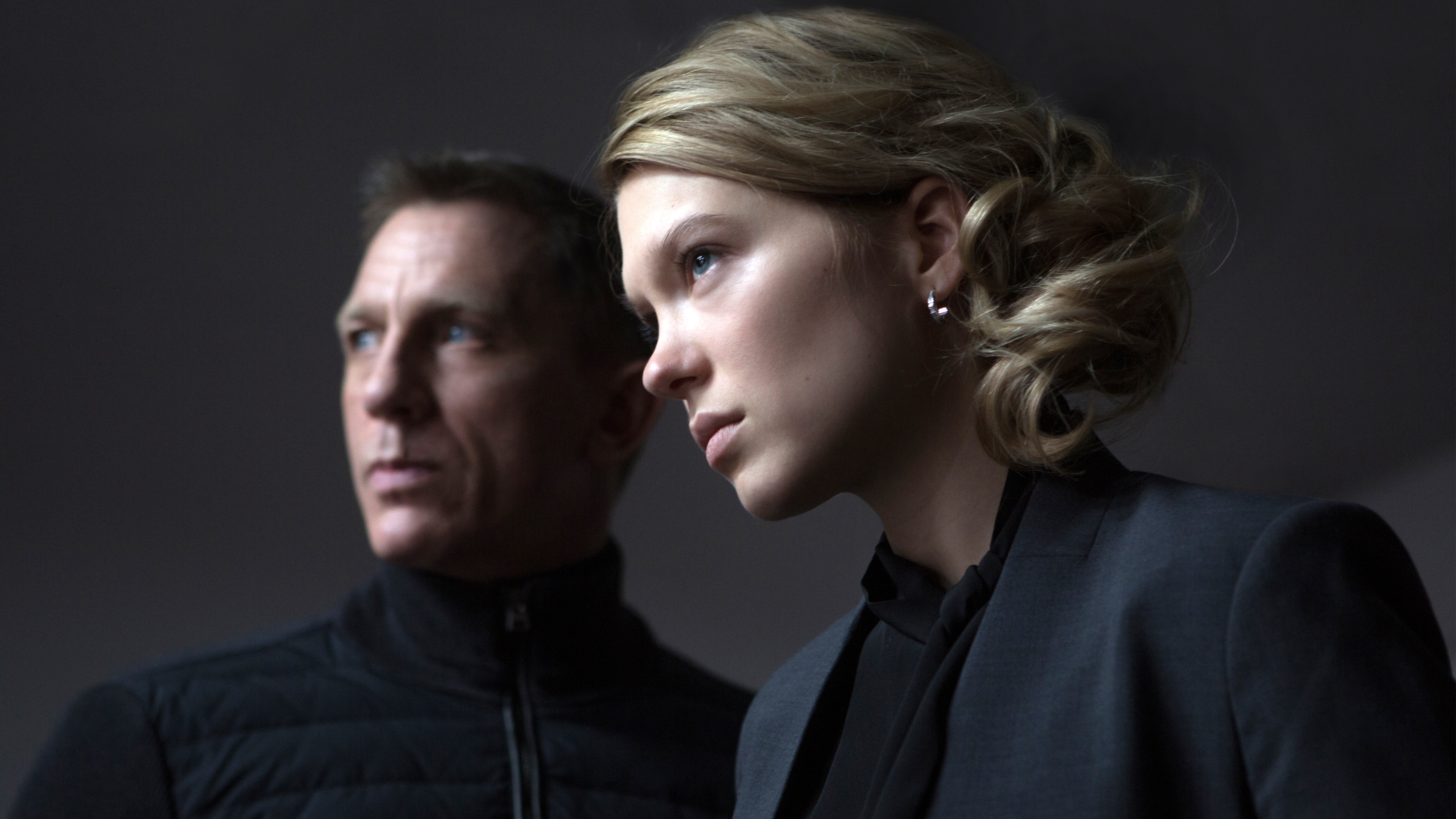 Lea Seydoux and Daniel Craig, Bond Girl Wallpaper, 3840x2160 4K Desktop