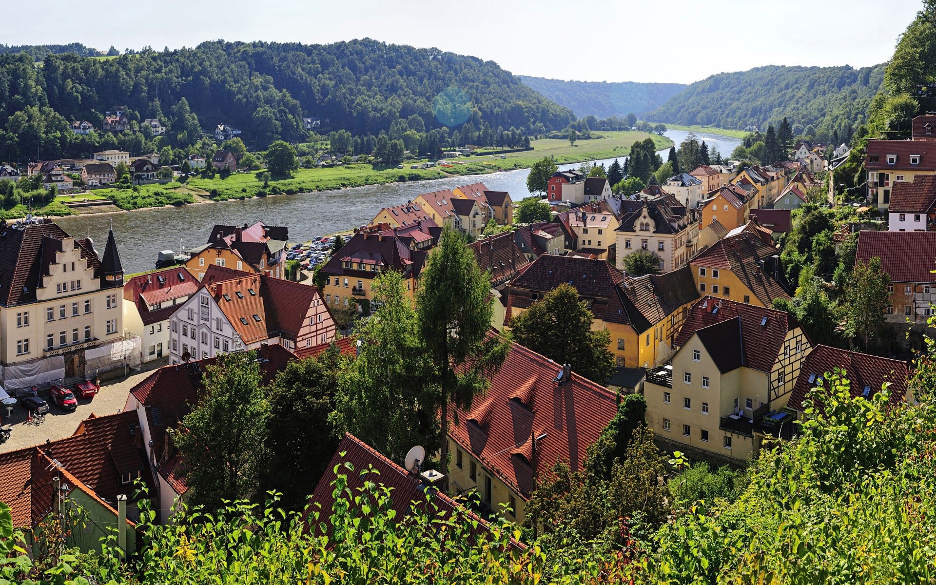 Stadt Wehlen, Europe Wallpaper, 1920x1200 HD Desktop