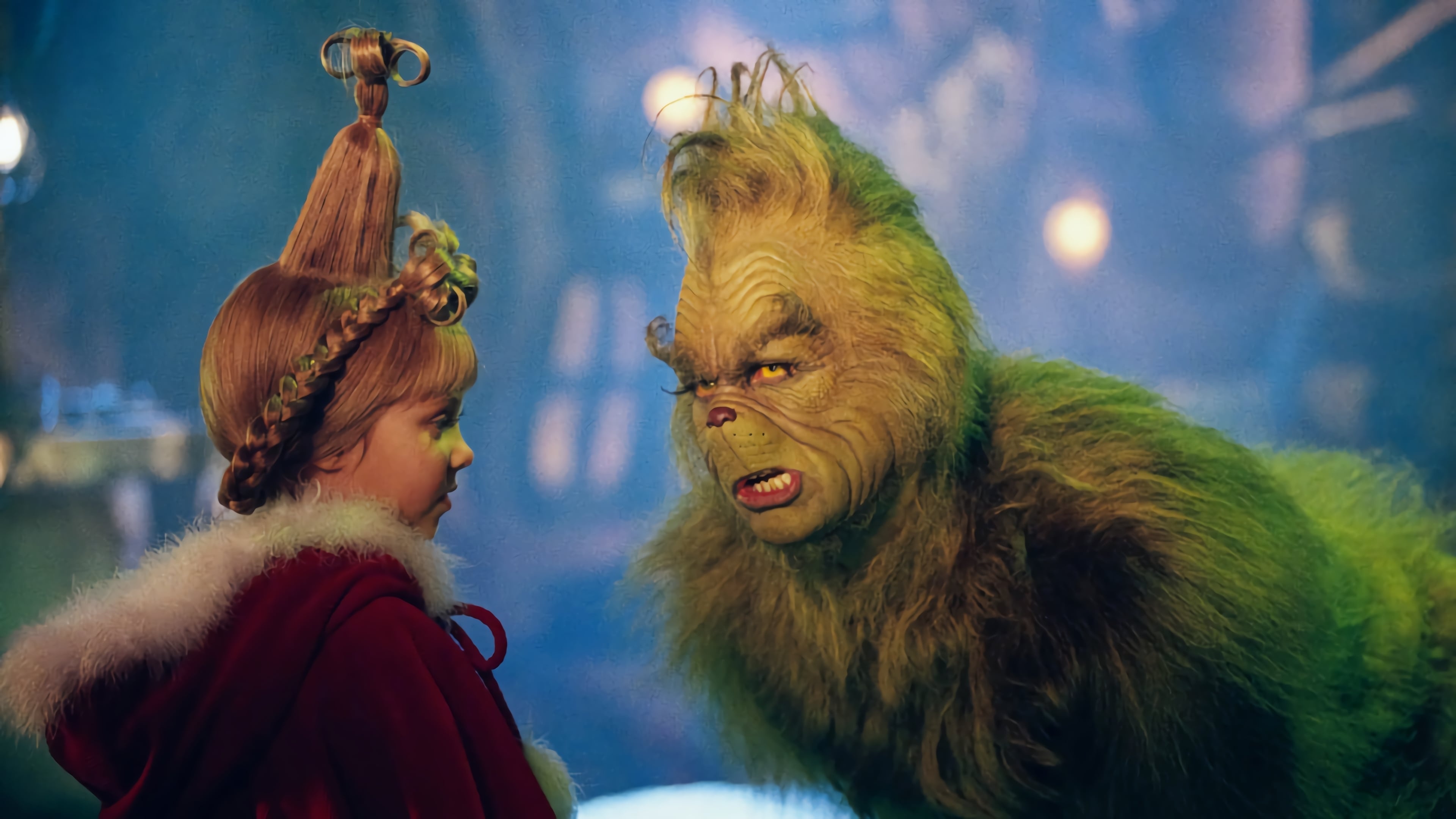 Cindy and Grinch, How the Grinch Stole Christmas Wallpaper, 3840x2160 4K Desktop