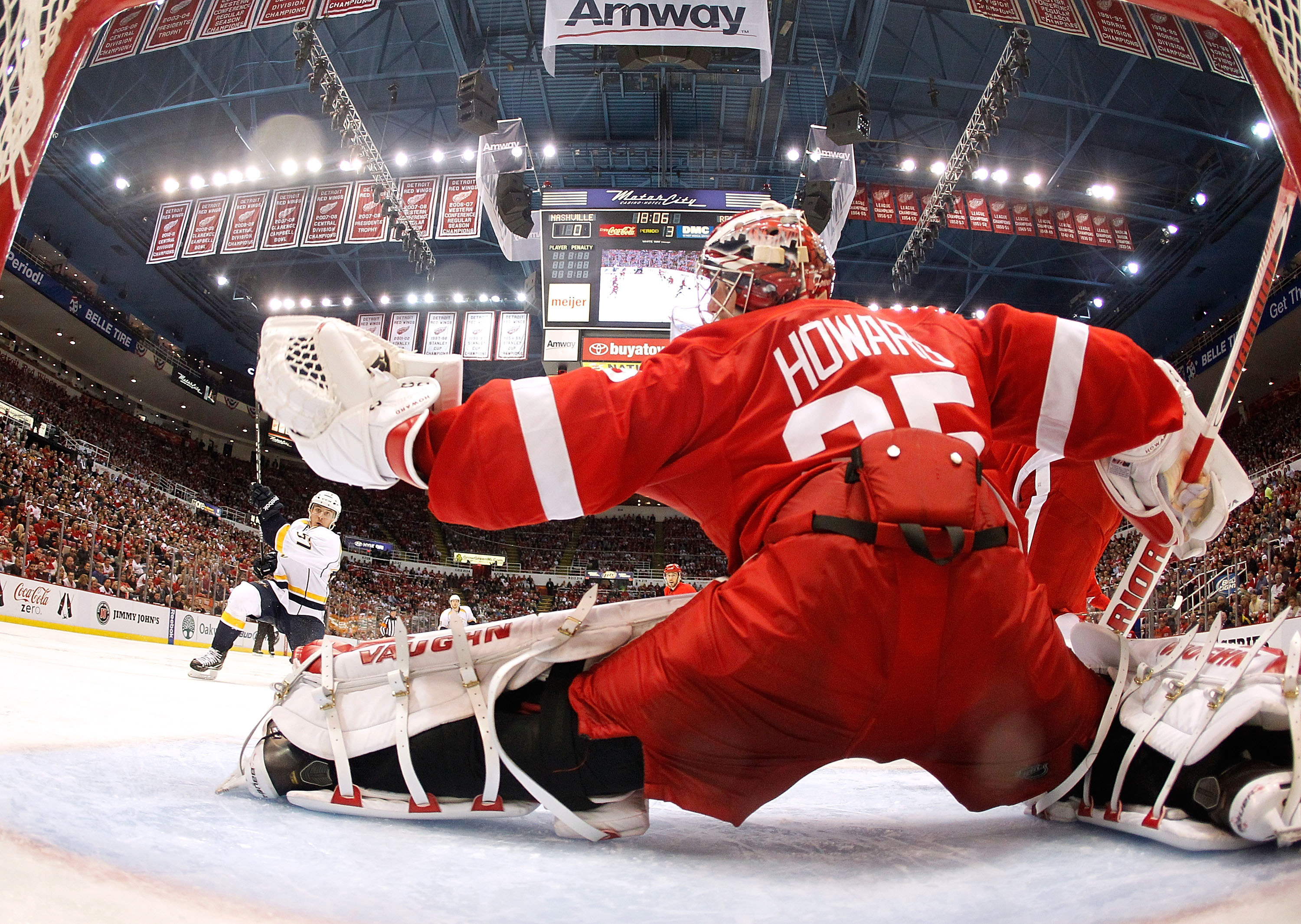 Joe Louis Arena, Jimmy Howard Wallpaper, 3000x2140 HD Desktop