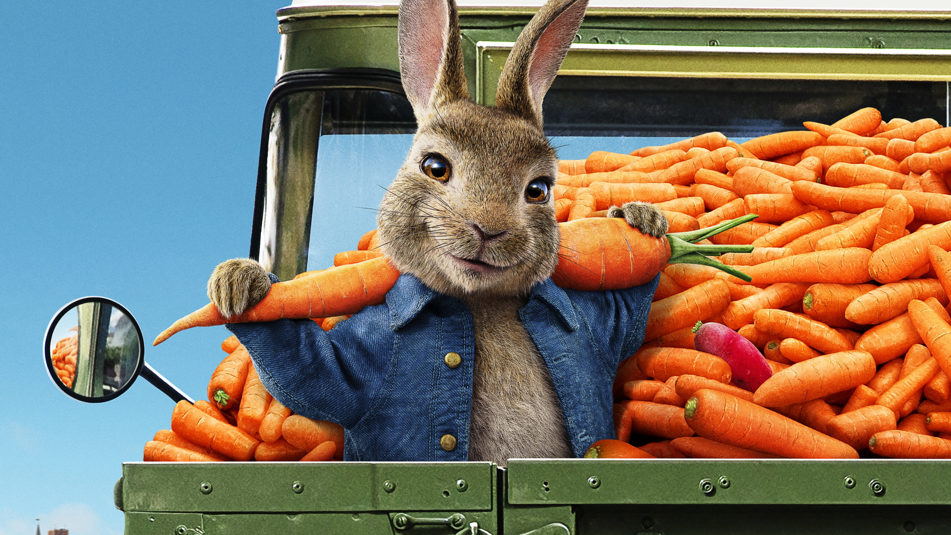 Peter Rabbit 2 movie wallpaper, Animated movie scene, 4K image, Movie magic, 3840x2160 4K Desktop