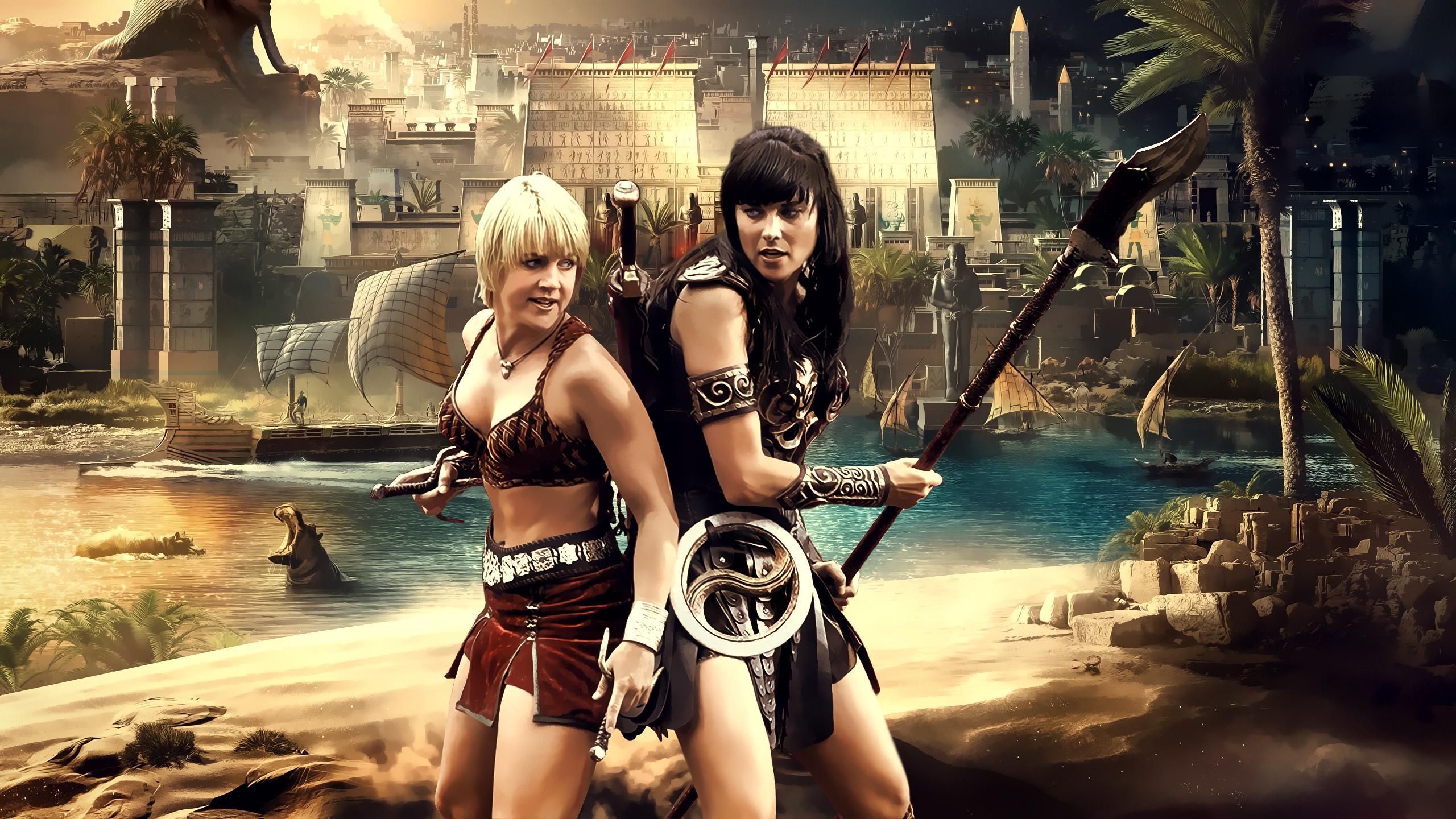 Xena Wallpapers, Posted By Sarah, Warrior Princess, Sarah Sellers, 2560x1440 HD Desktop