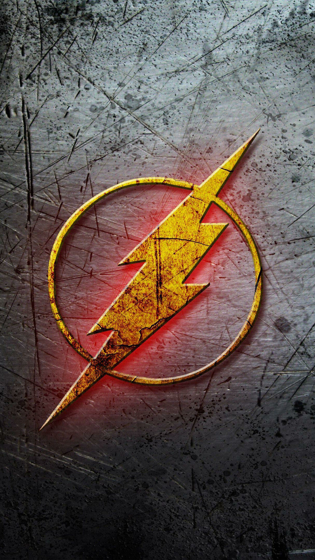 Flash wallpaper, High-definition resolution, Lightning bolt logo, Comic book hero, 1080x1920 Full HD Phone