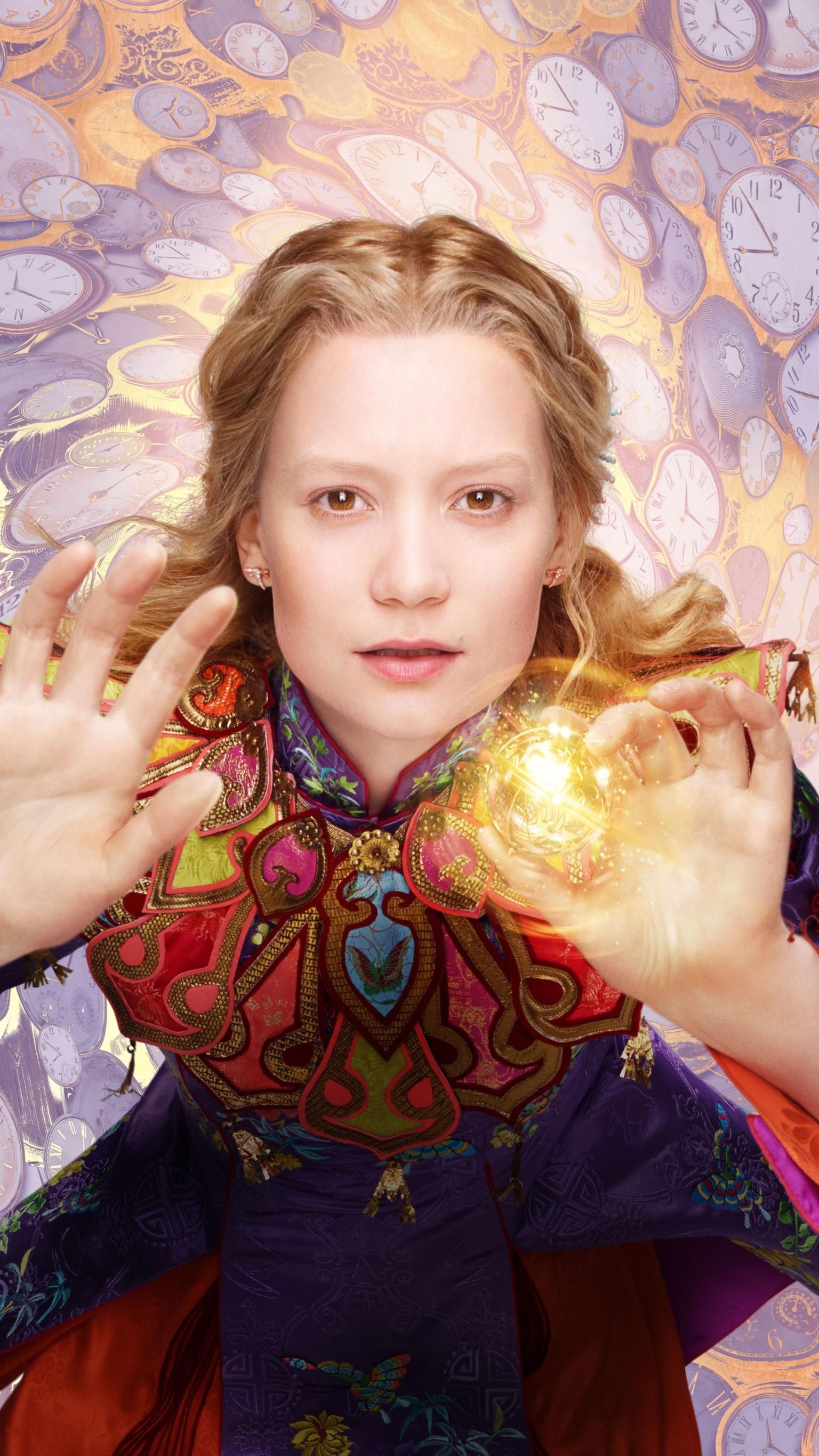 Alice Through the Looking Glass, 2016 movie, Moviemania phone wallpaper, Adventures in Wonderland, 1540x2740 HD Phone