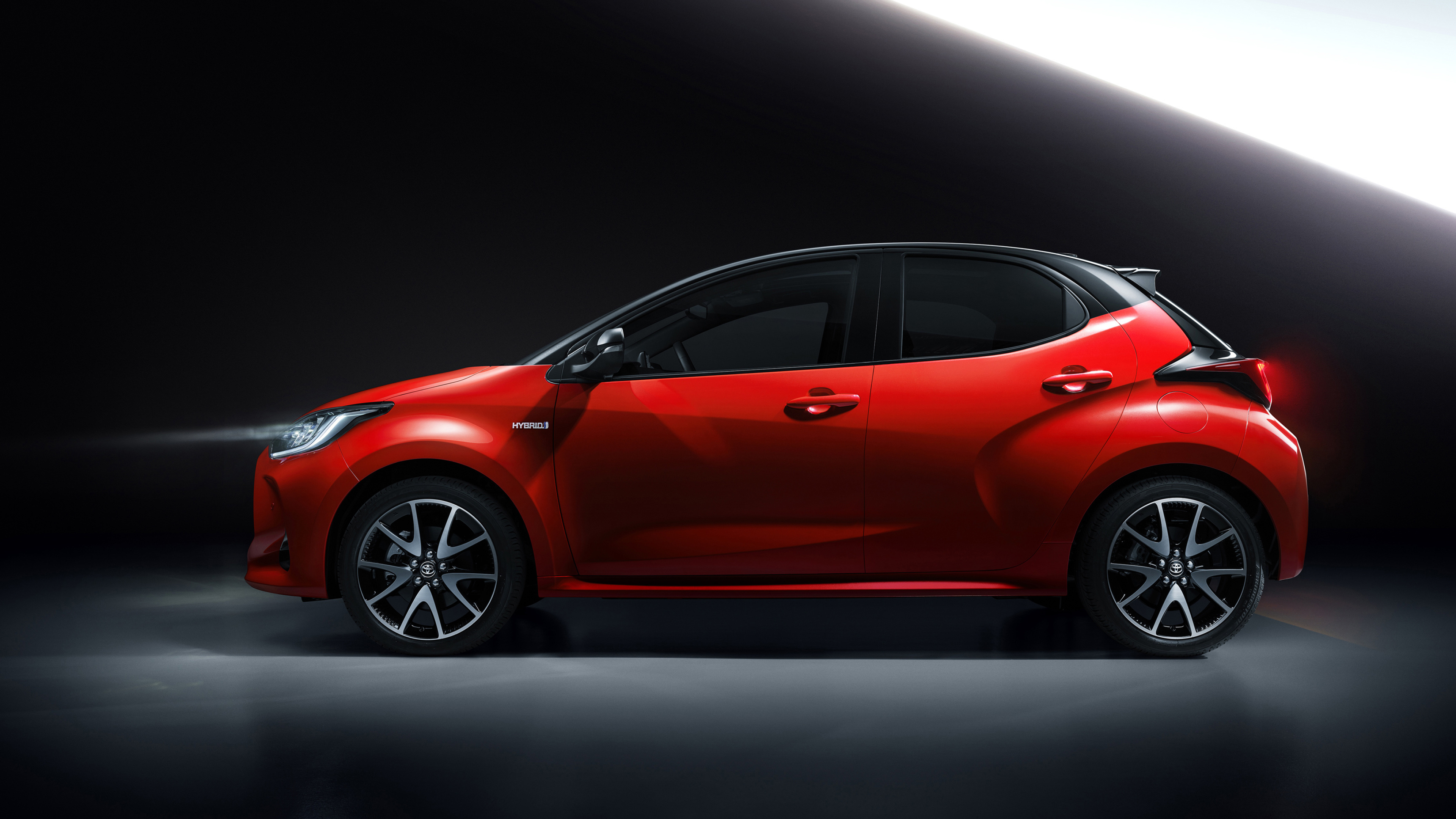 Hybrid 2020, Toyota Yaris Wallpaper, 3840x2160 4K Desktop