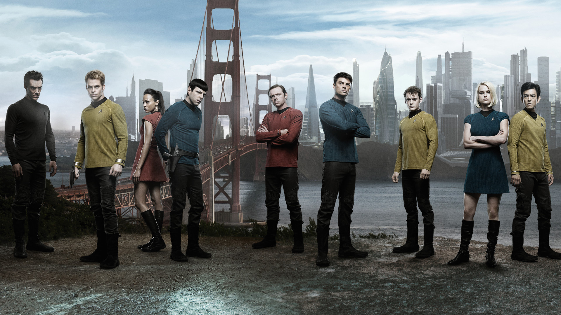 Star Trek Spock Zachary Quinto, Benedict Cumberbatch, Wallpaper resolution, 1920x1080 Full HD Desktop