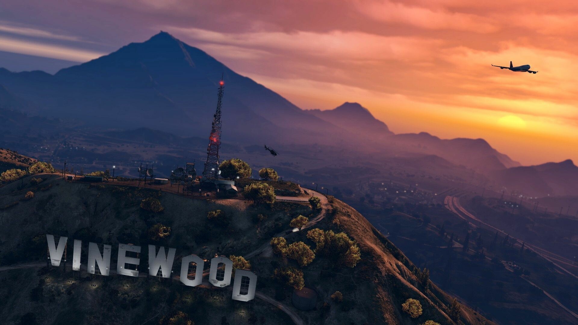 Vinewood, Grand Theft Auto 5 Wallpaper, 1920x1080 Full HD Desktop