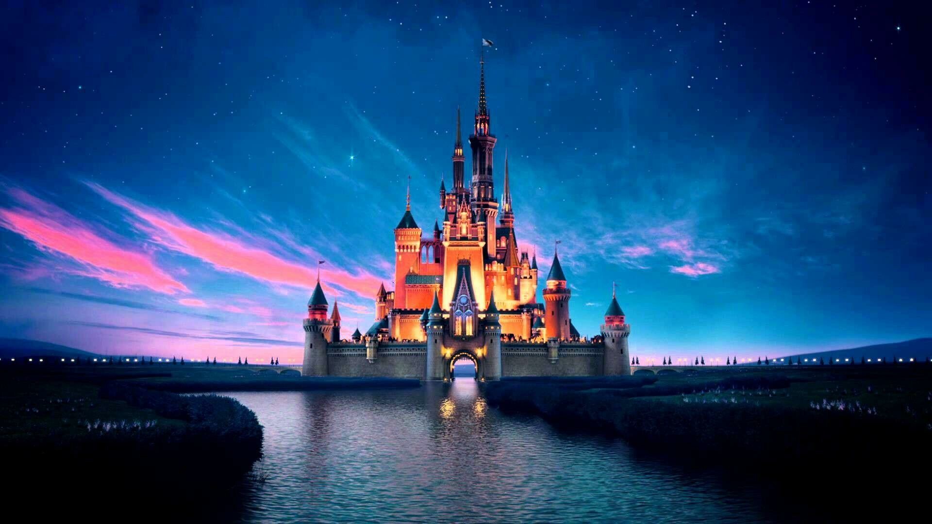 Disneyland, Disney castle, Theme parks, Animation, 1920x1080 Full HD Desktop