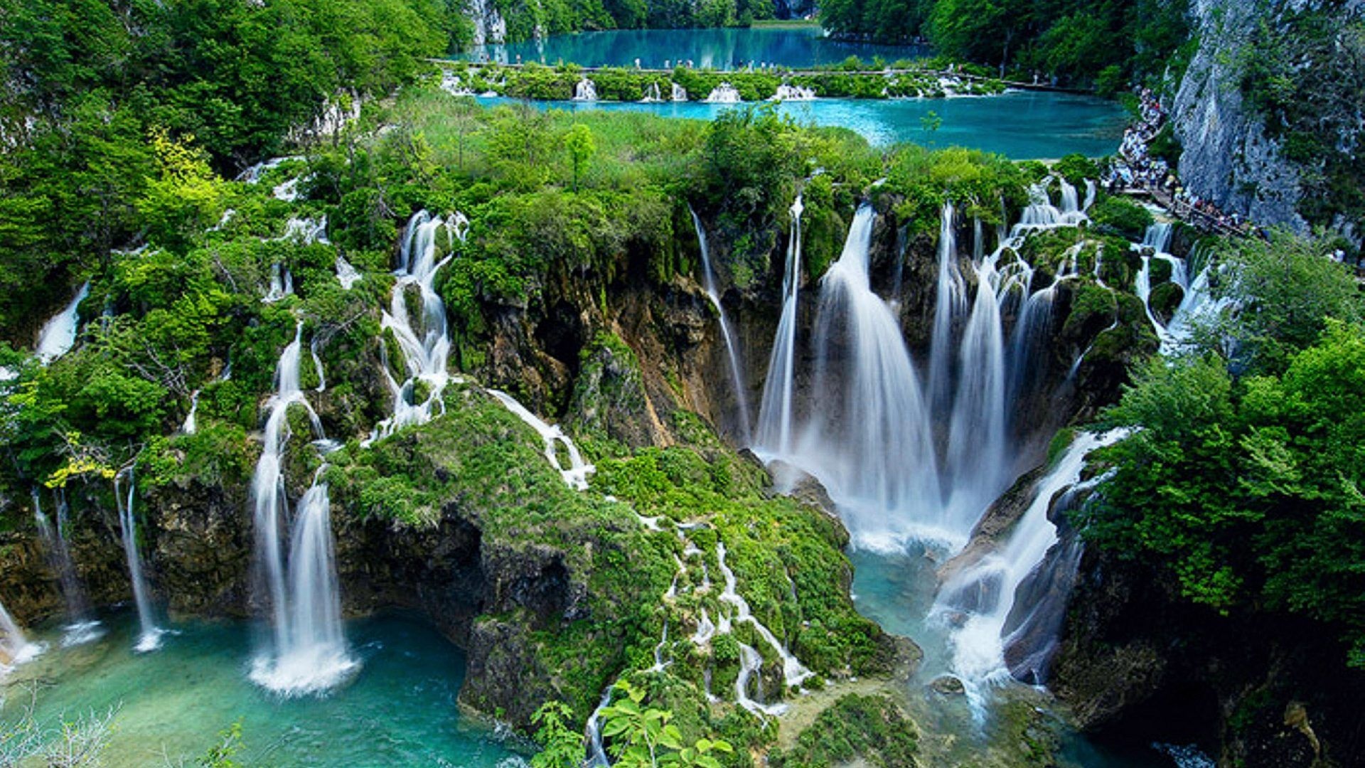 Plitvice Lakes, Top free backgrounds, 1920x1080 Full HD Desktop