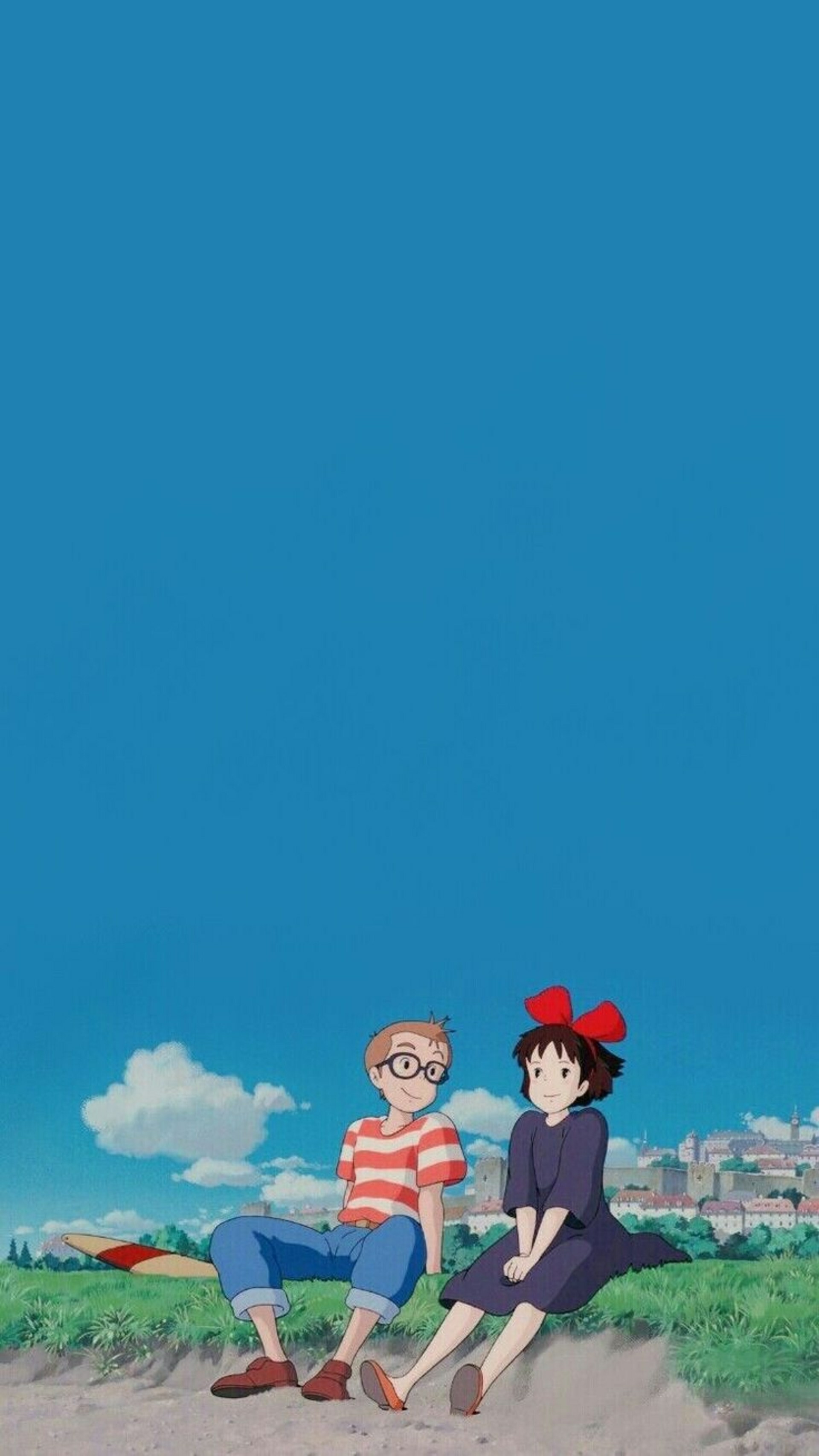 Kiki and Tombo, Kiki's Delivery Service Wallpaper, 1920x3420 HD Phone