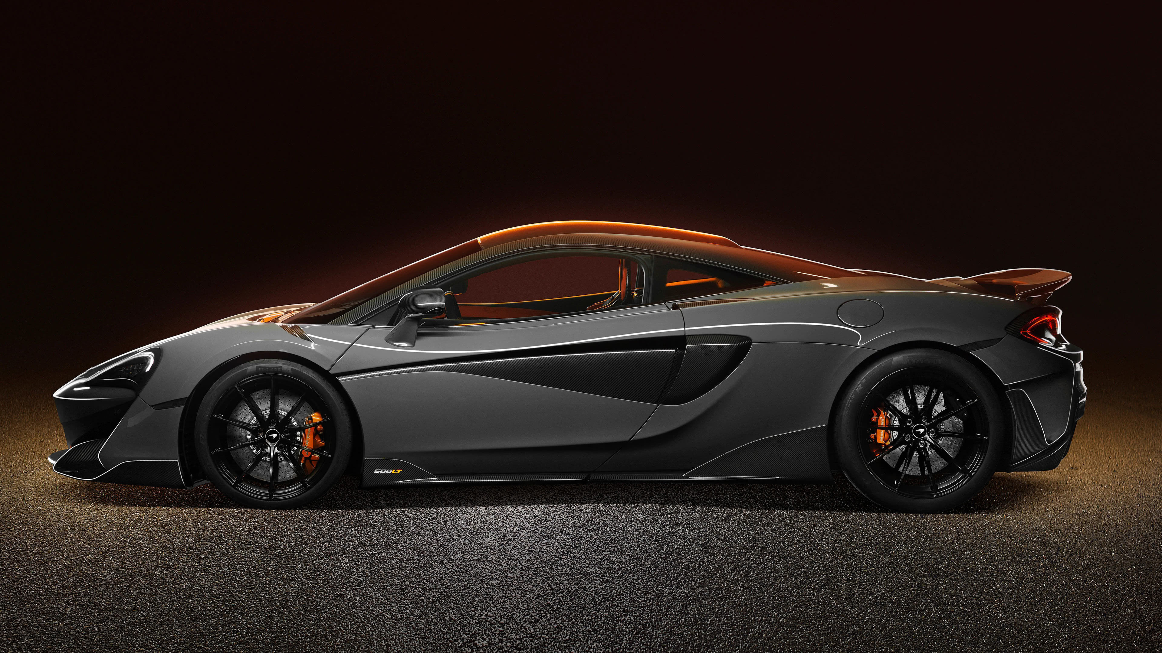 McLaren 600LT, UHD 4K wallpaper, Side shot, 3840x2160 4K Desktop