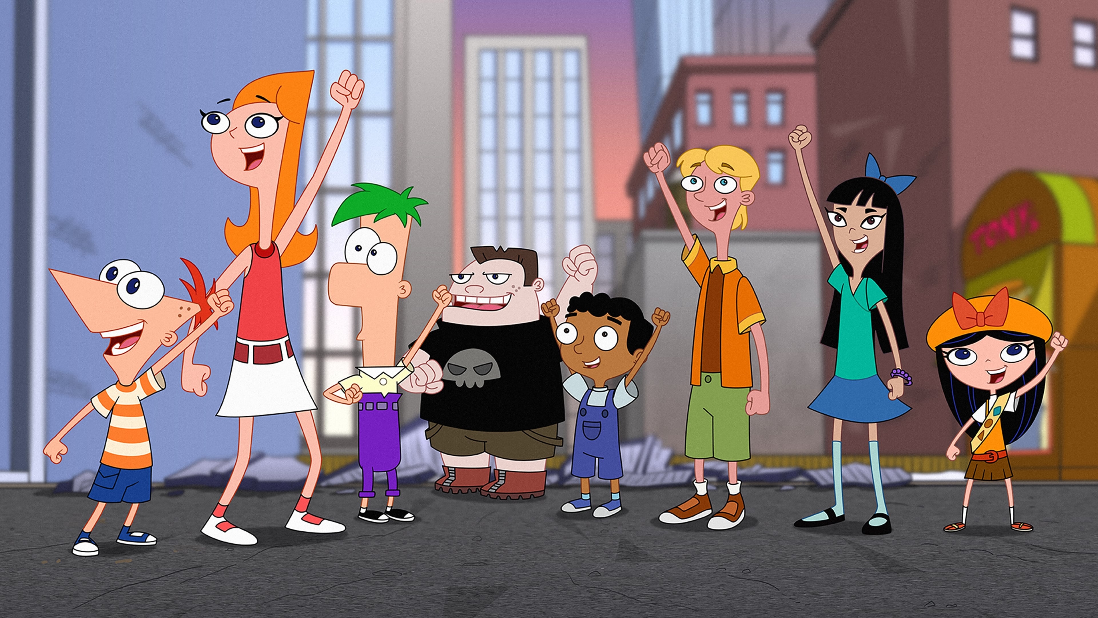 Phineas and Ferb the Movie, Candace Against the Universe, Animated film, Backdrops, 3840x2160 4K Desktop