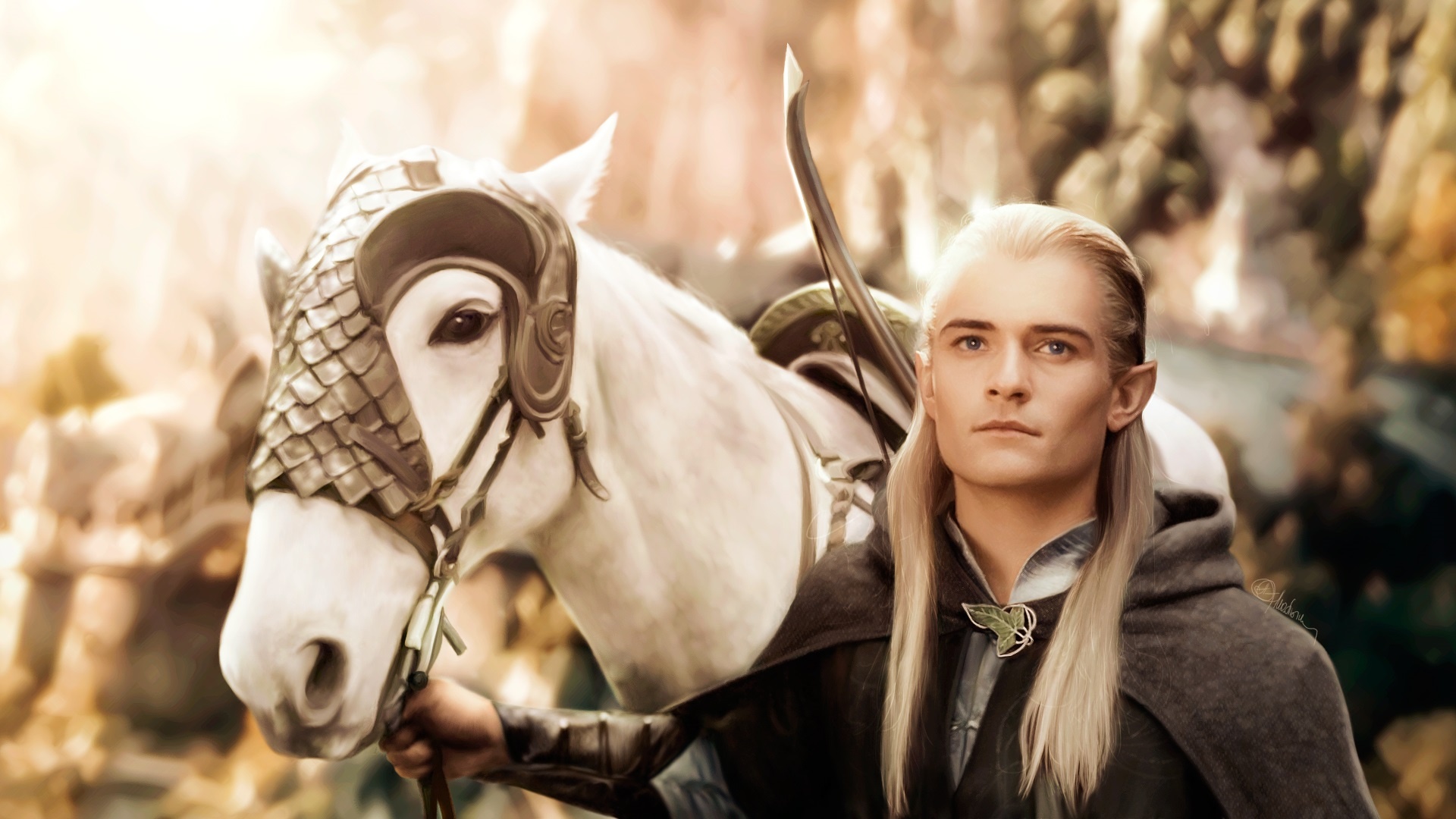 Orlando Bloom, Legolas, Wallpaper, Background, 1920x1080 Full HD Desktop