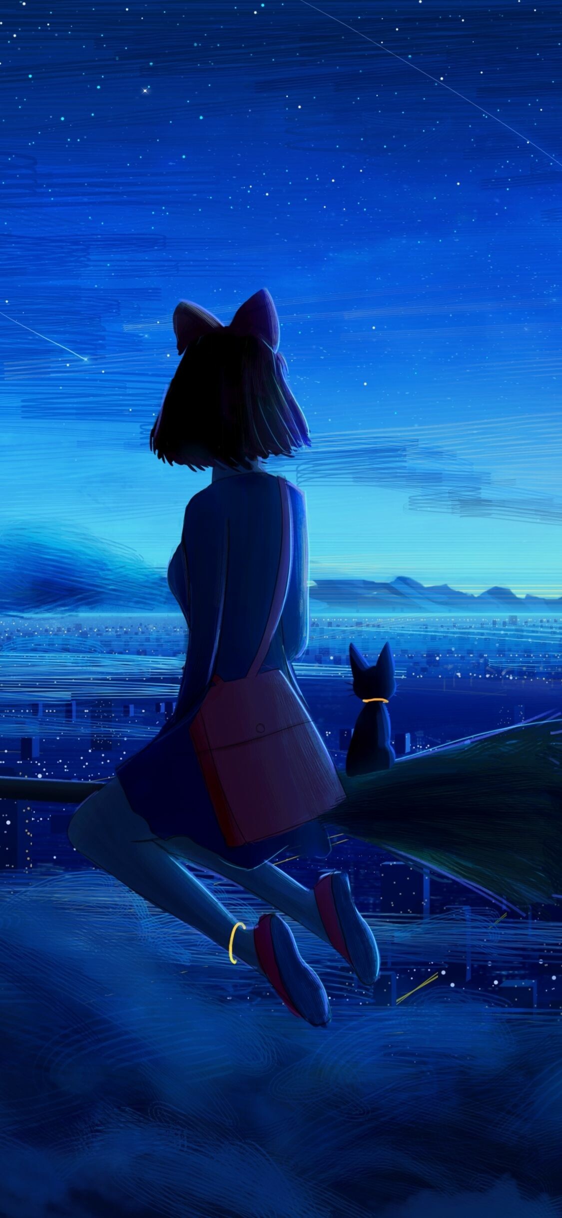 Kiki's Delivery Service, iPhone wallpapers, Creative digital art, Mobile backgrounds, 1130x2440 HD Phone