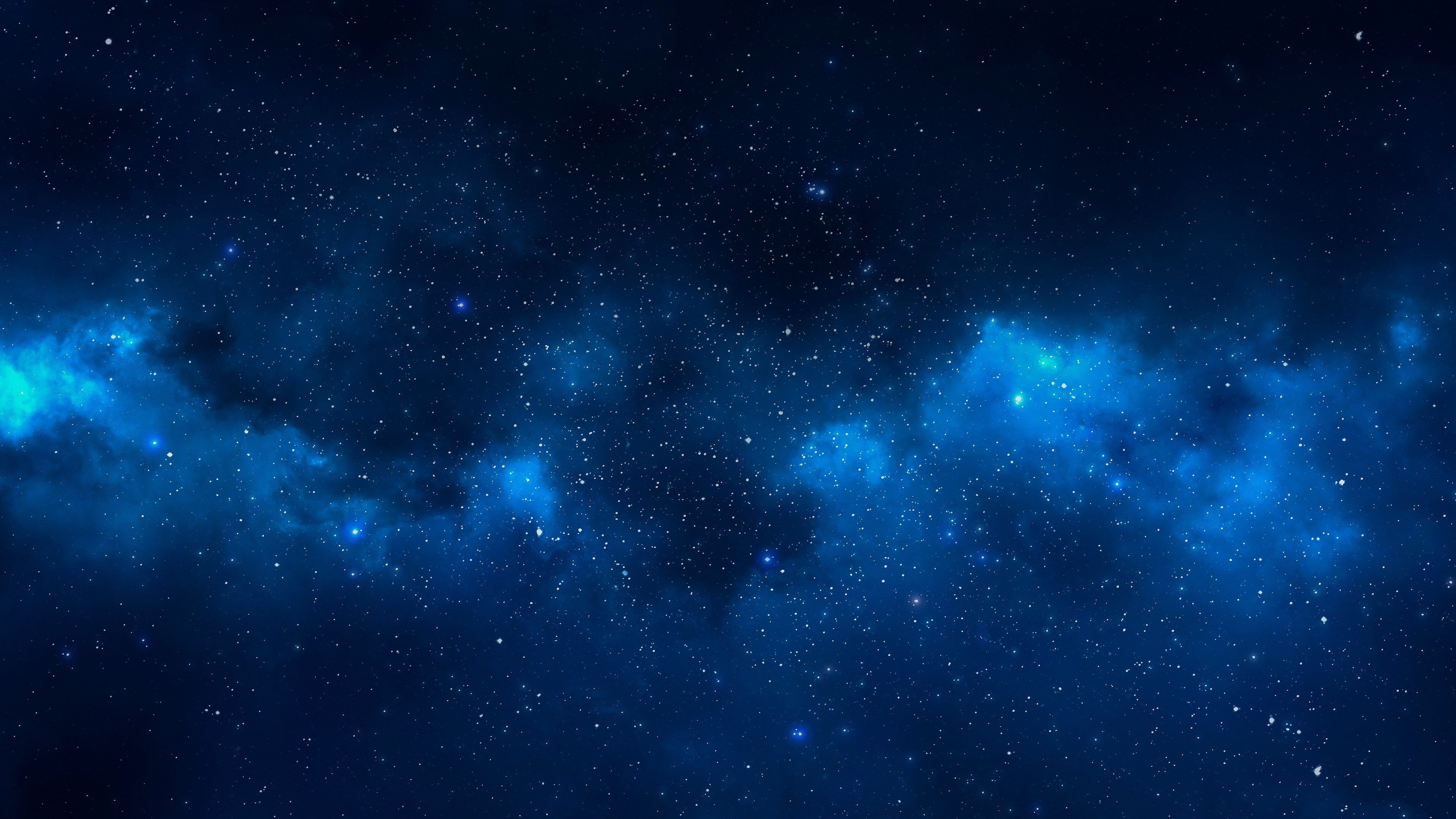 Space, Blue Wallpaper, 3840x2160 4K Desktop