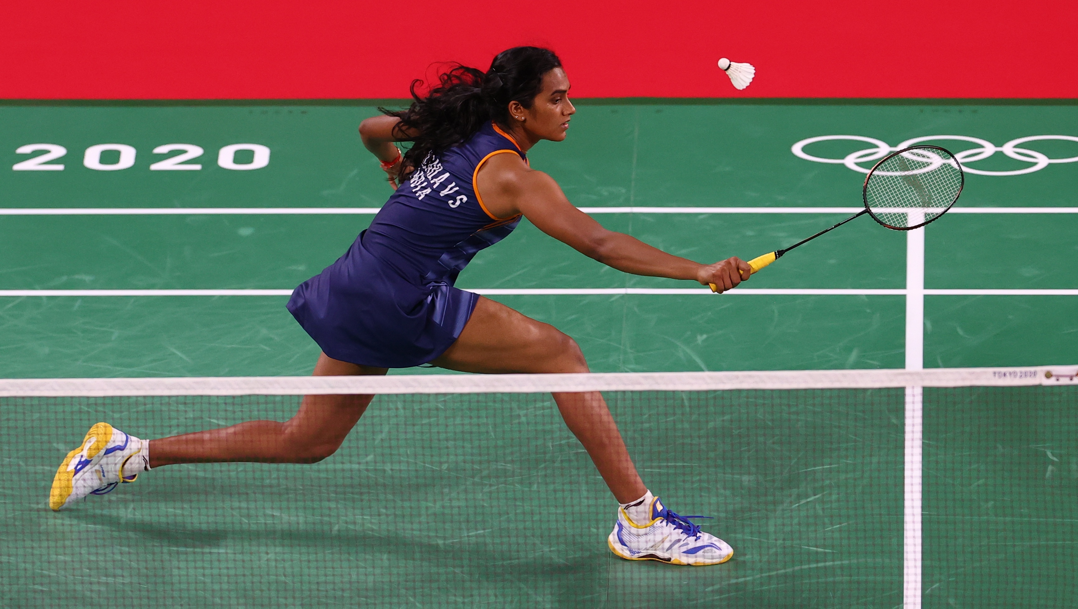 Tokyo 2020 Olympics, P. V. Sindhu Wallpaper, 3470x1960 HD Desktop