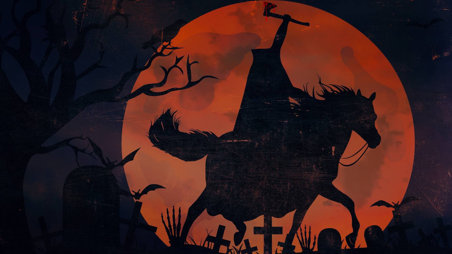 Headless Horseman, Mysterious figure, Ghostly legend, Enigmatic appearance, 1920x1080 Full HD Desktop