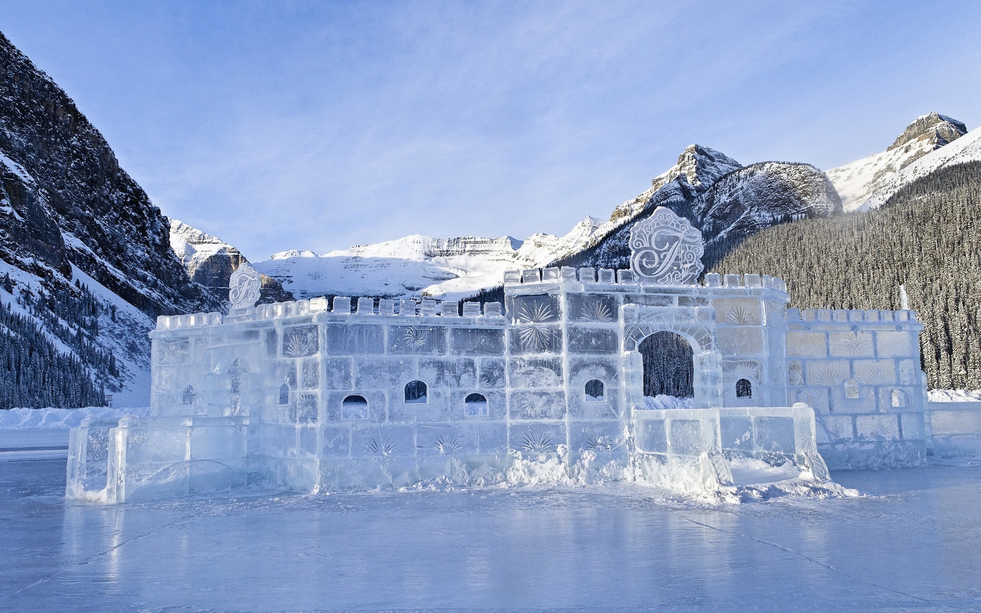 SN Test Hotel, Ice Castle Wallpaper, 1920x1200 HD Desktop