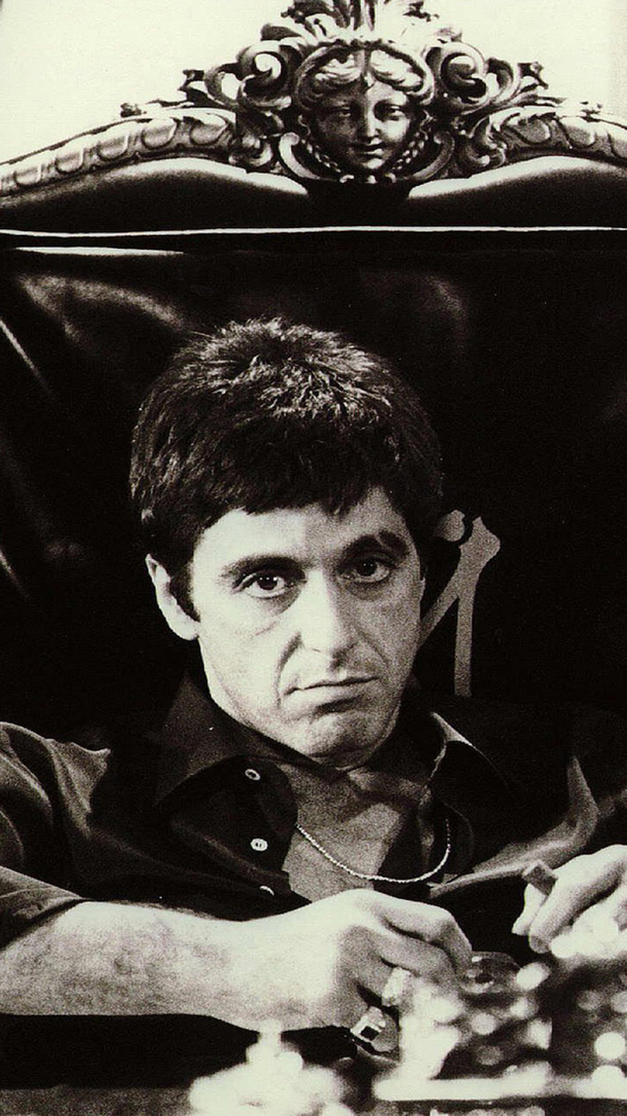 Scarface Movie, Epic crime saga, Tony Montana quote, Iconic wallpaper, 1250x2210 HD Phone