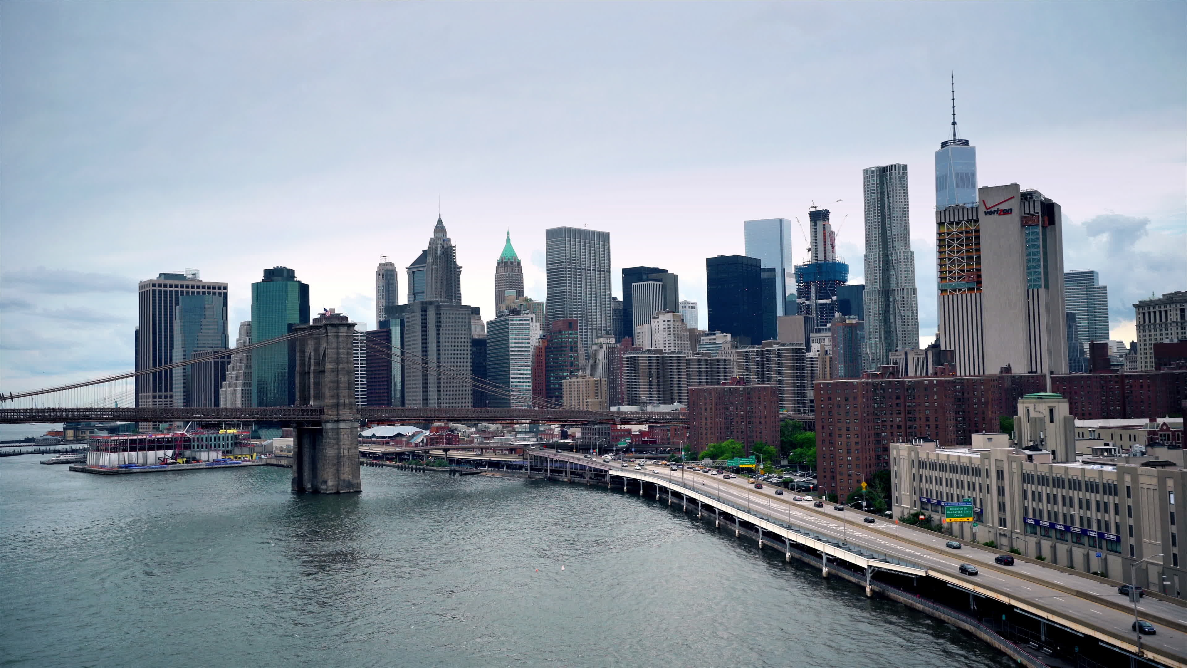 Manhattan Bridge, New York City Wallpaper, 3840x2160 4K Desktop