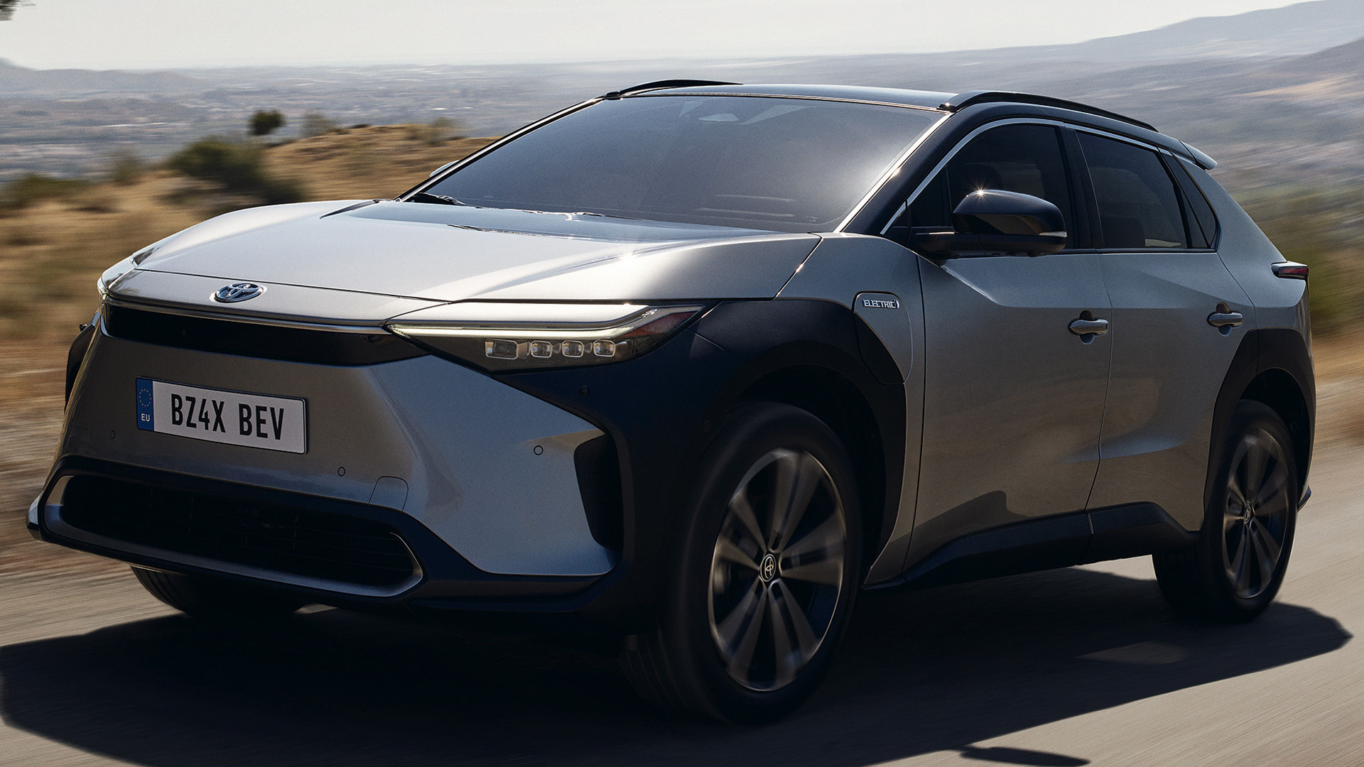 Toyota bZ4X, Electric SUV, Futuristic design, Cutting-edge technology, 1920x1080 Full HD Desktop