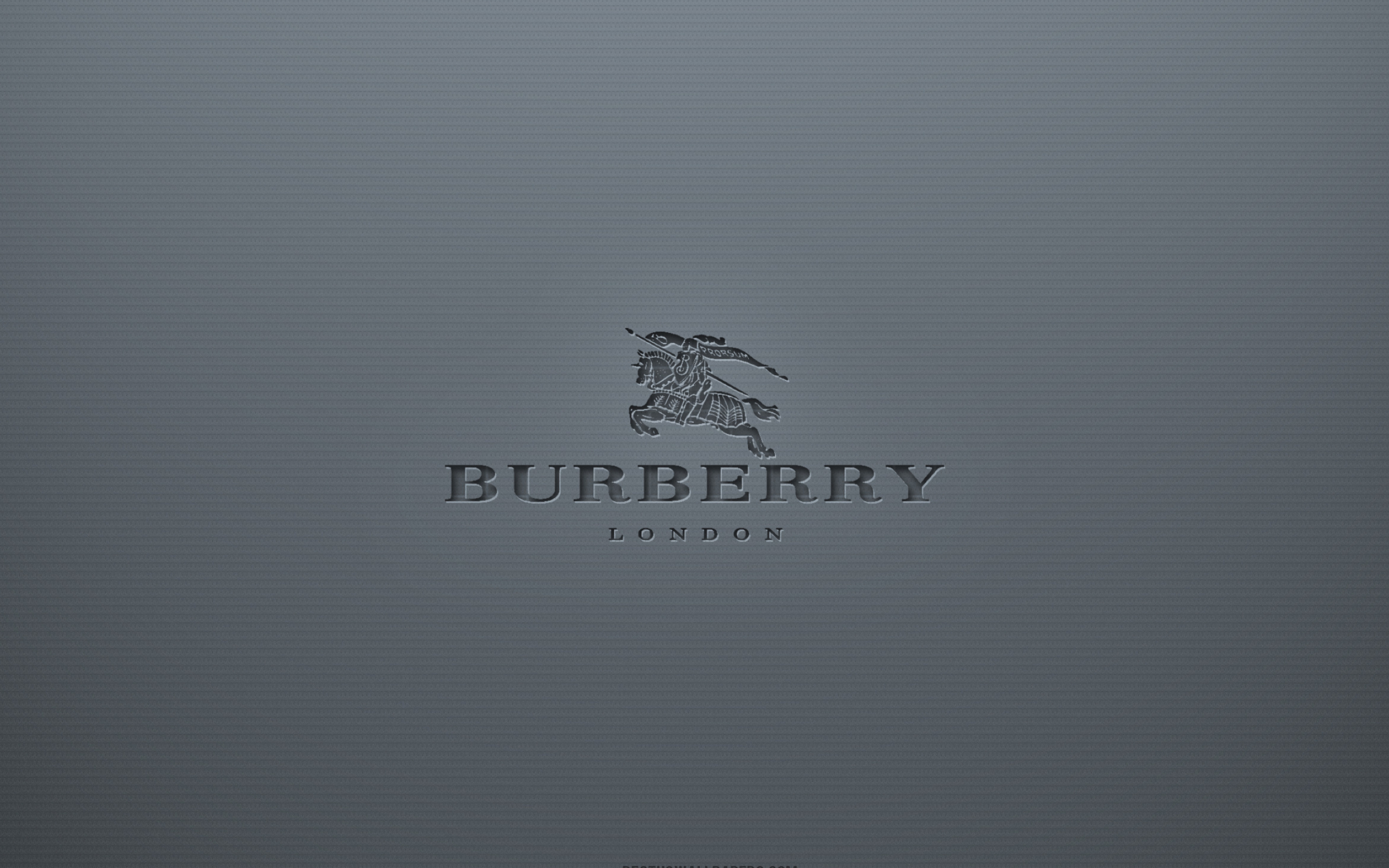 Burberry logo, Gray background, Paper texture, 2880x1800 HD Desktop