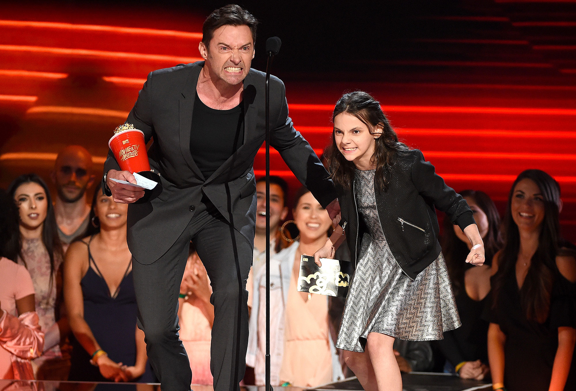 MTV Movie & TV Awards, Dafne Keen spotlight, Hugh Jackman co-star, 2000x1360 HD Desktop