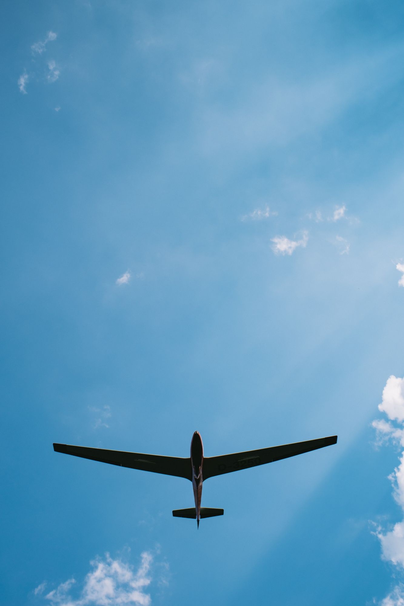 Glider in the sky, Aerial beauty, Flight experience, Gliding, 1340x2000 HD Phone